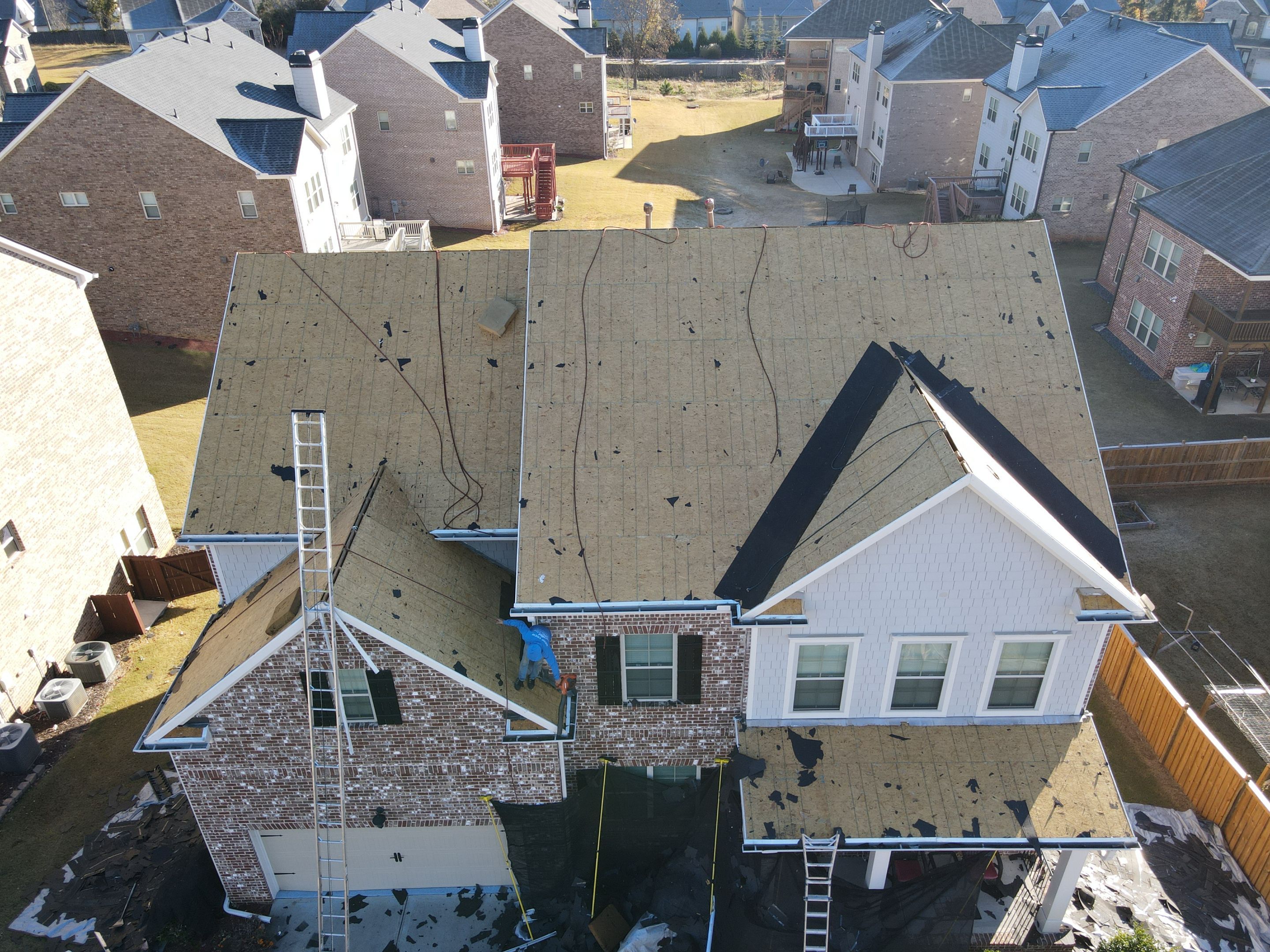 Residential Roofing Installation using Owens Corning by Inspector Roofing and Restoration