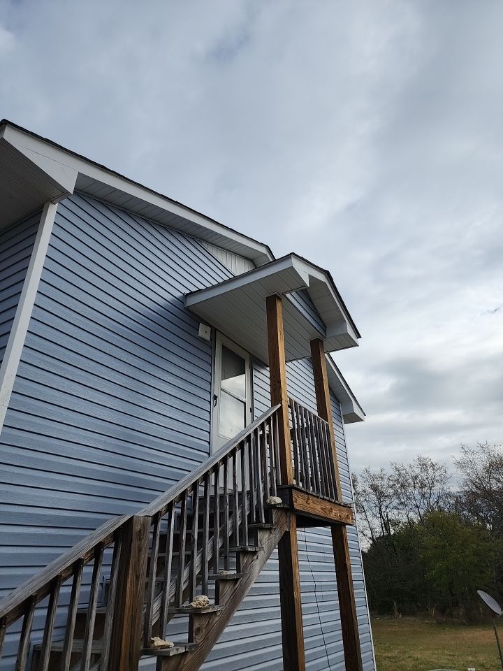 Interior and exterior renovation using Royal Building Products by Indigo State Roofing
