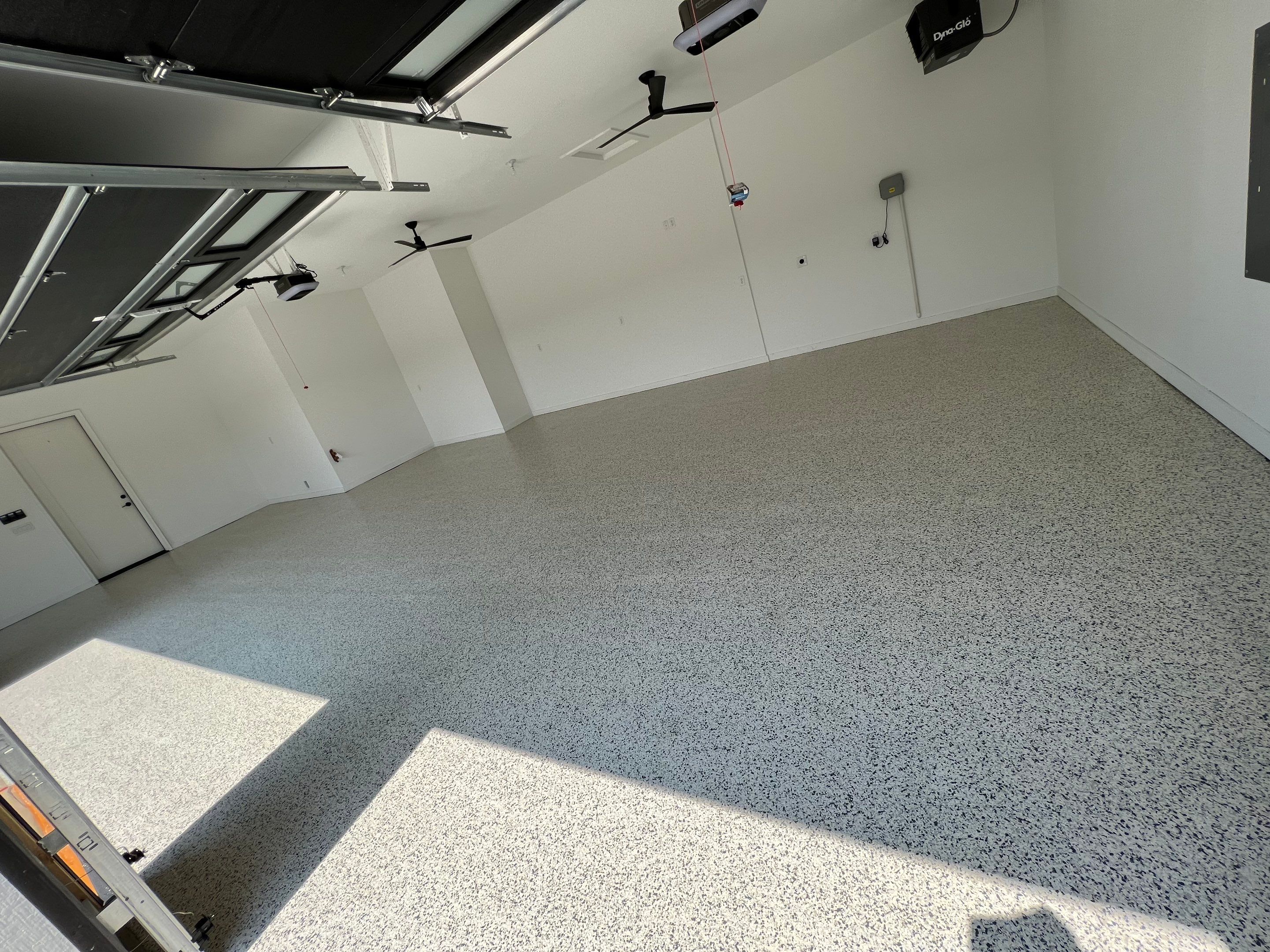 Floor redo with Epoxy coating  by Cutting edge painting 