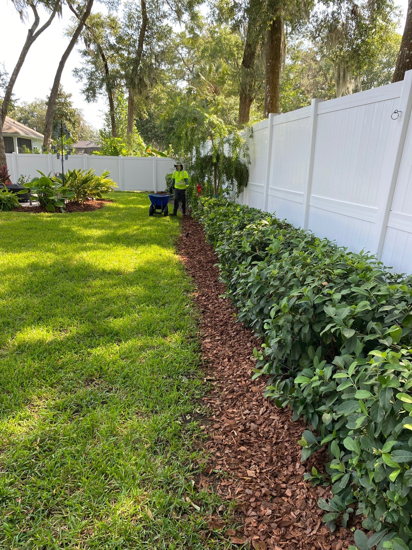 Pine Bark Install | Residential by ProGreen Services