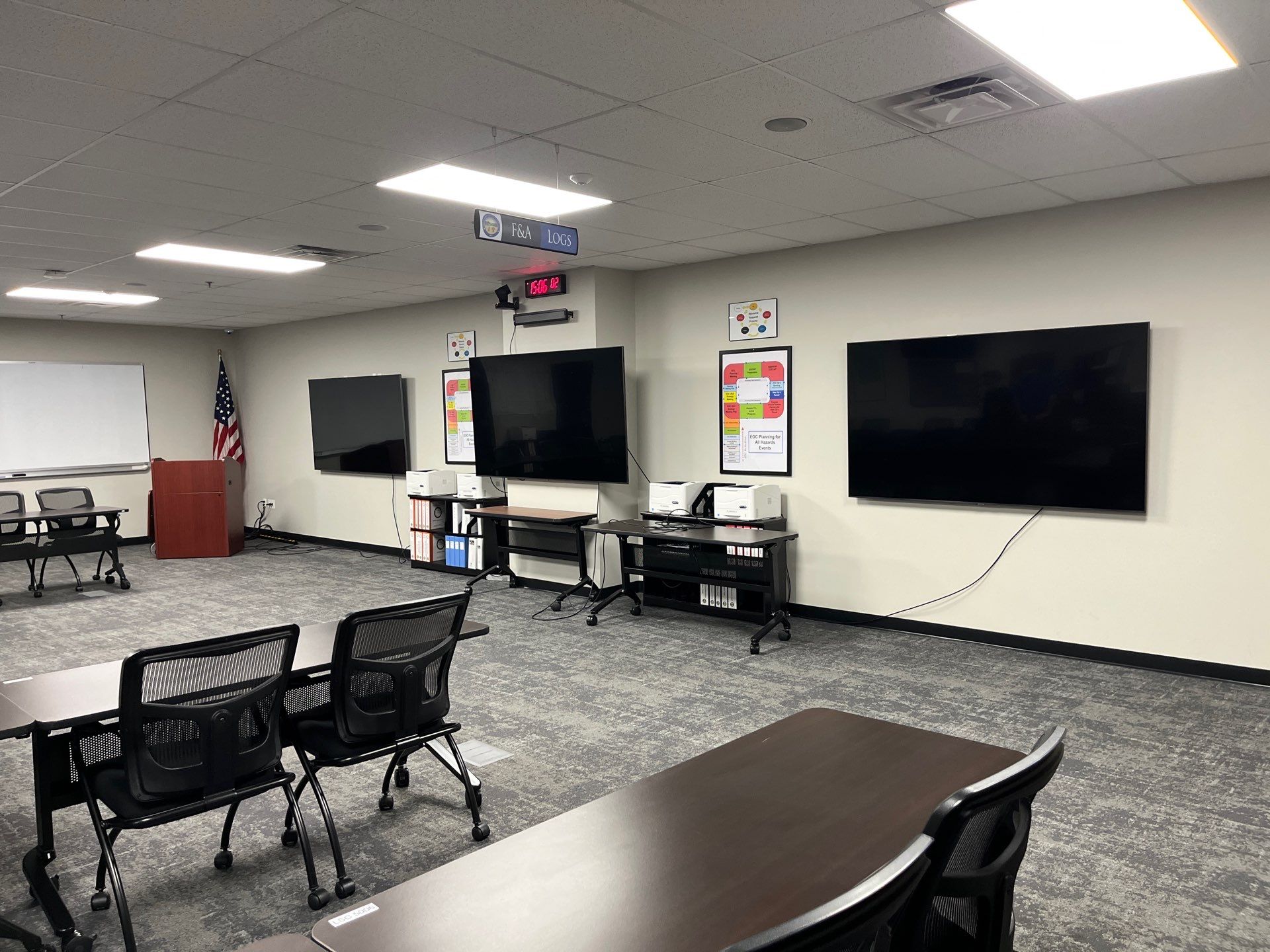Advanced Commercial AV System Integration for Warren County EOC by Techkinect