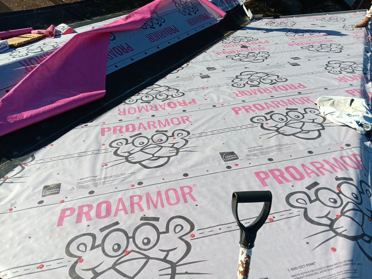 Residential Roofing Installation using Owen's Corning Duration (Lifetime) Shingles by Roof Repair Company