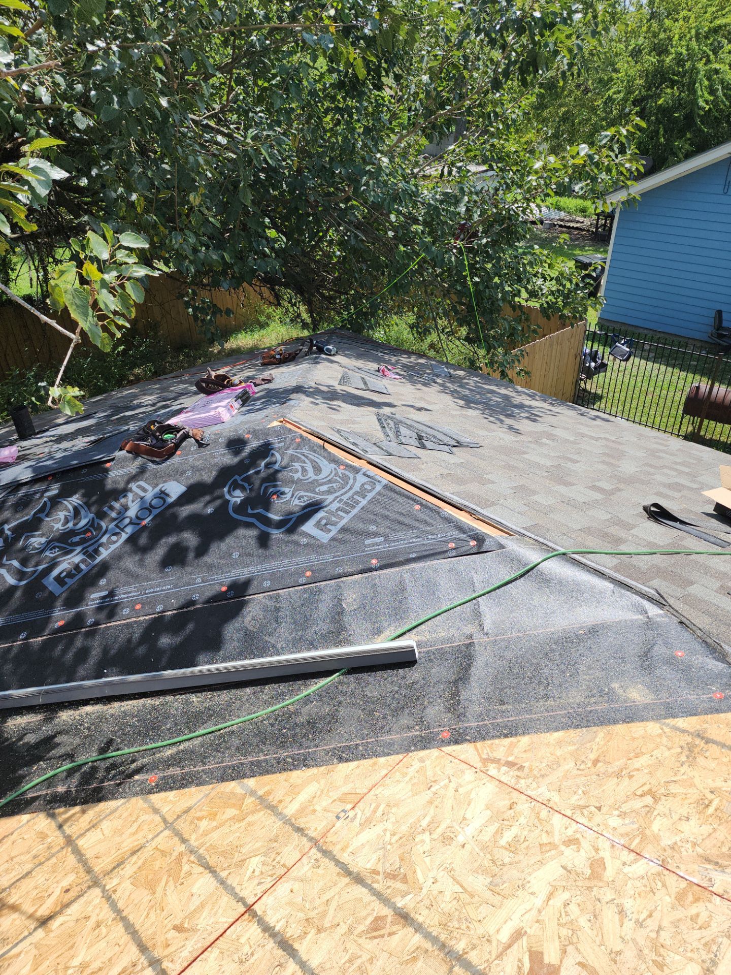 Residential Roofing Installation using Owen's Corning Duration (Lifetime) Shingles by Roof Repair Company