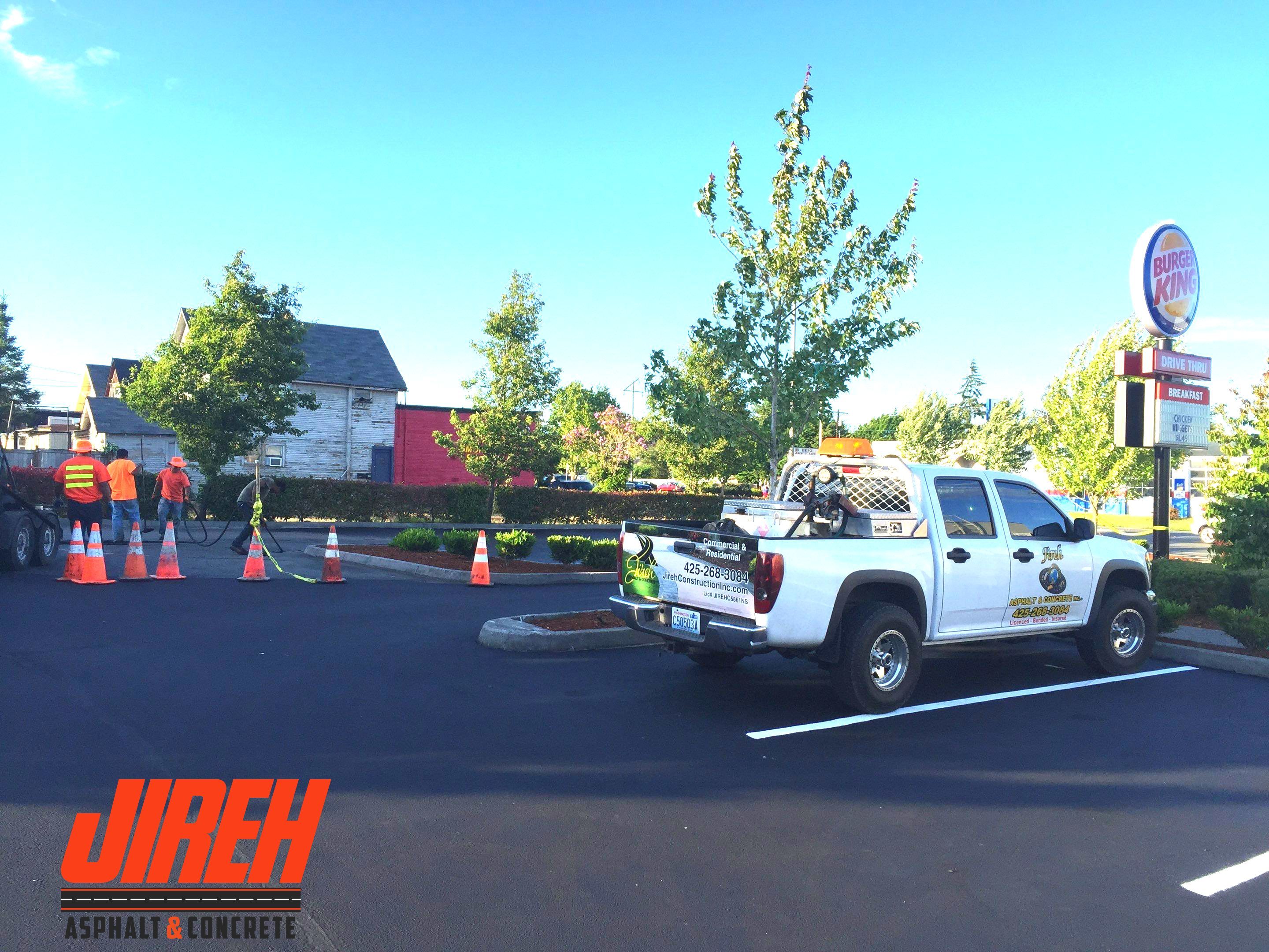 Burger King Everett  by Jireh Asphalt & Concrete Inc 