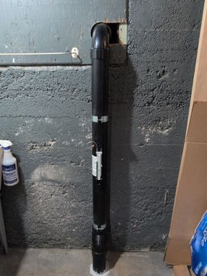 Sub Slab Radon Mitigation System