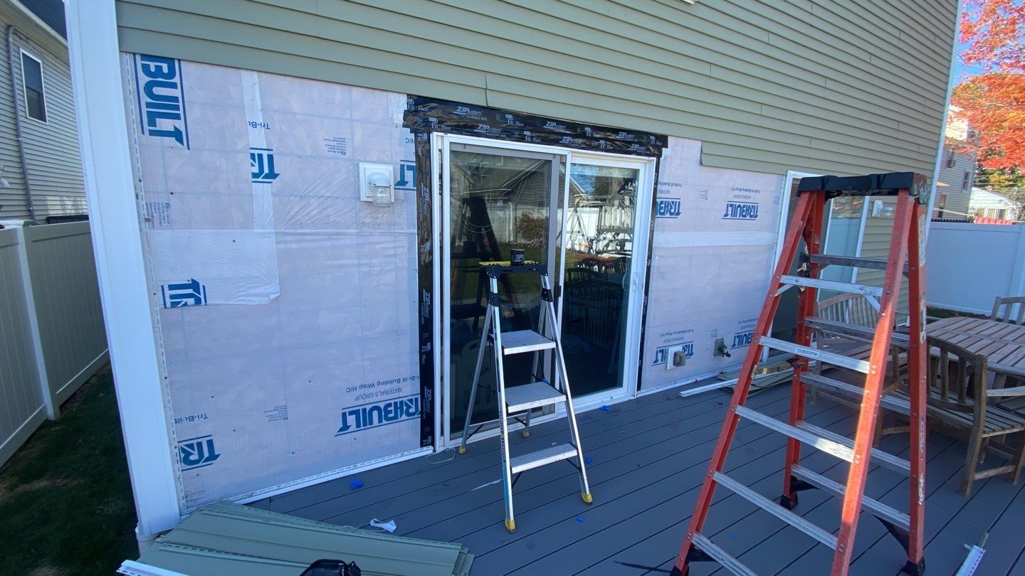 Door Installation using Anderson 4 Patio Door by A Plus Exterior