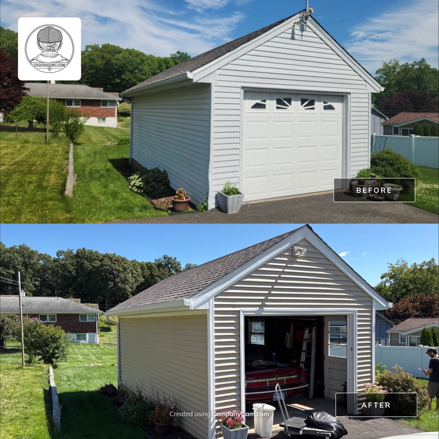 Siding Refreshment Using Cert. D/4 Clapboard in Savannah Wicker by DiGiorgi Roofing and Siding Inc