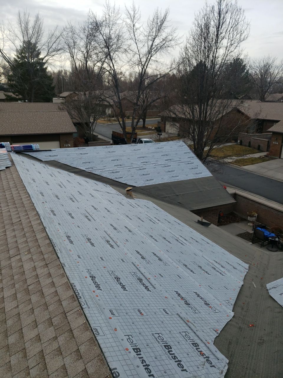 Storm Damaged Roof using GAF Timberline HDZ - Lifetime Shingle by The Roof Doctor