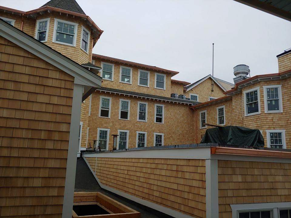 6″ Copper Gutter Installation At The Harbor View Hotel! by Gutter Pro Enterprises