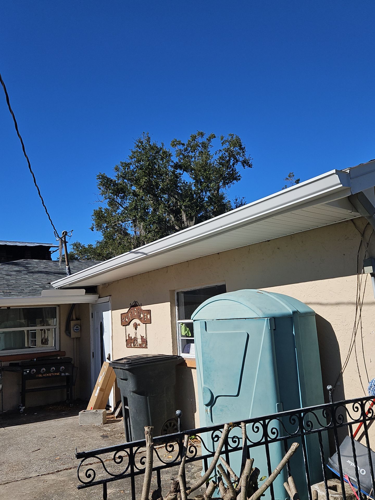 Soffit and Fascia Installation and Smooth Box Gutters and Downspouts in Sarasota FL by Gutter Professors