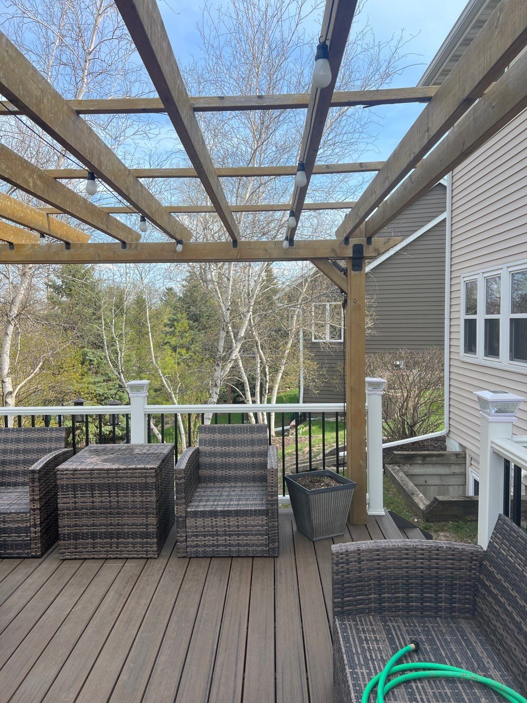 Pergola re-do  by Cutting edge painting 