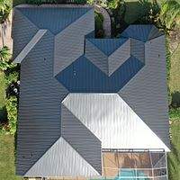 24ga 1" Nail-Strip Matte Black by Total Roofing System The Metal Roof Experts