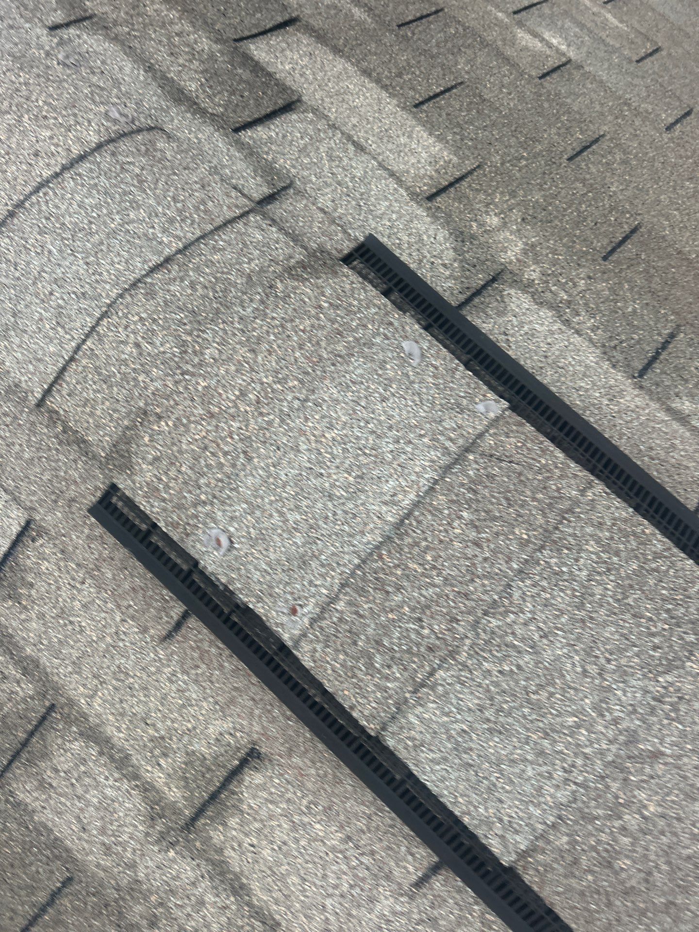 Hail Damage using Owen's Corning Duration (Lifetime) Shingles by Roof Repair Company