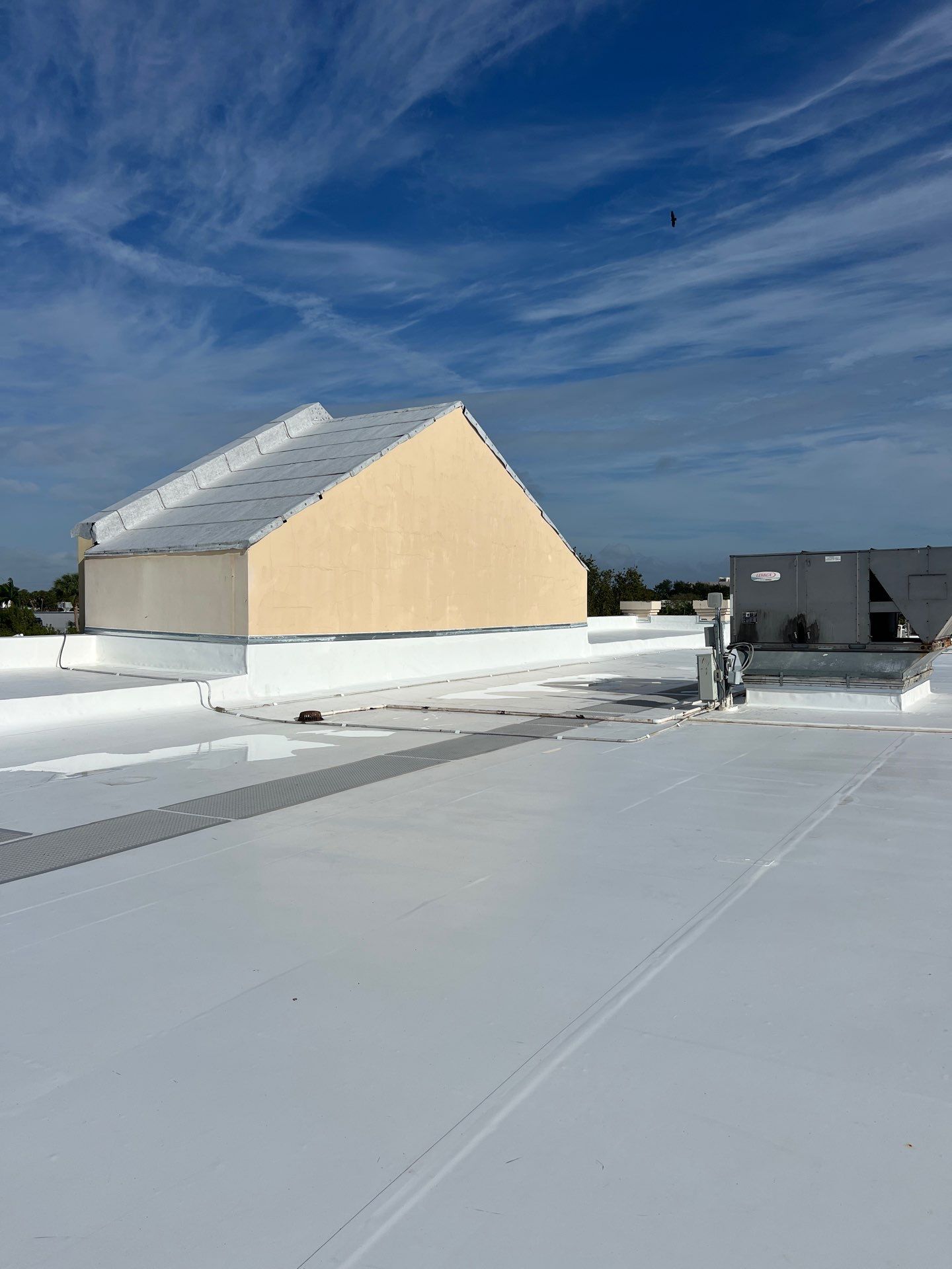 Commercial Re-Roof using GAF TPO by First Due Roofing