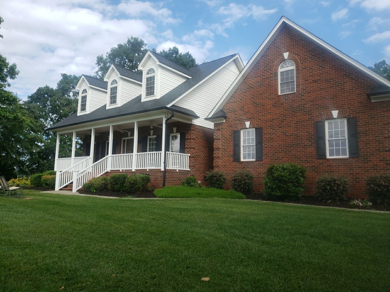 House Wash using cleaner by G&H Home Tech Pros LLC