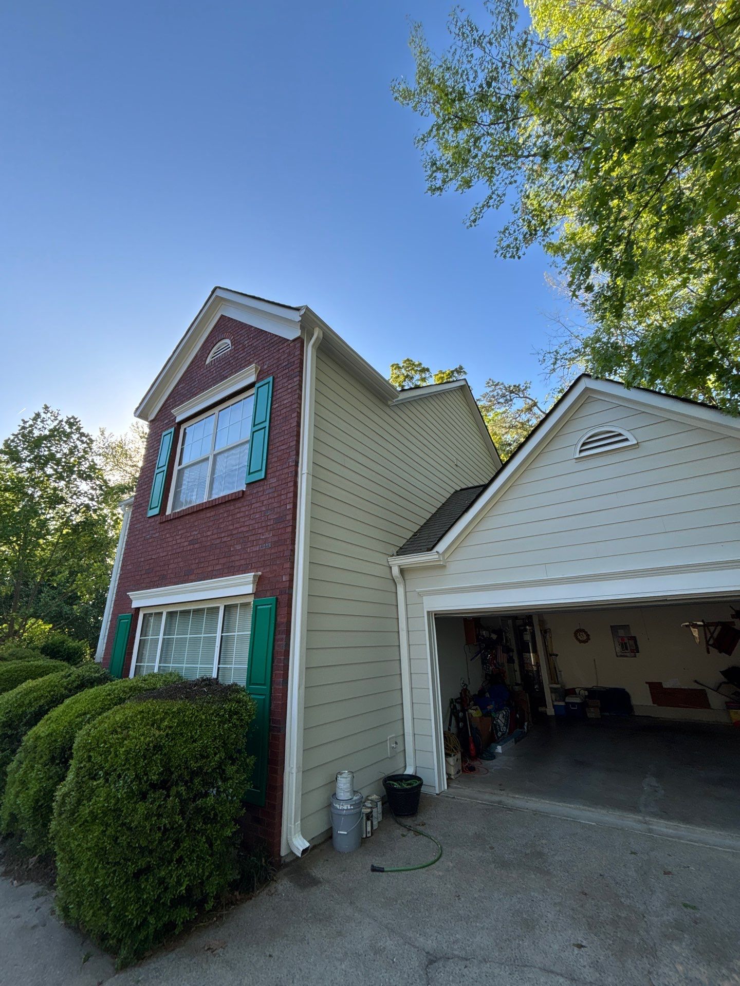 Siding and Rotten Wood Replacement, Deck Stain, and Exterior Painting in Kennesaw, GA by Nelson Exteriors
