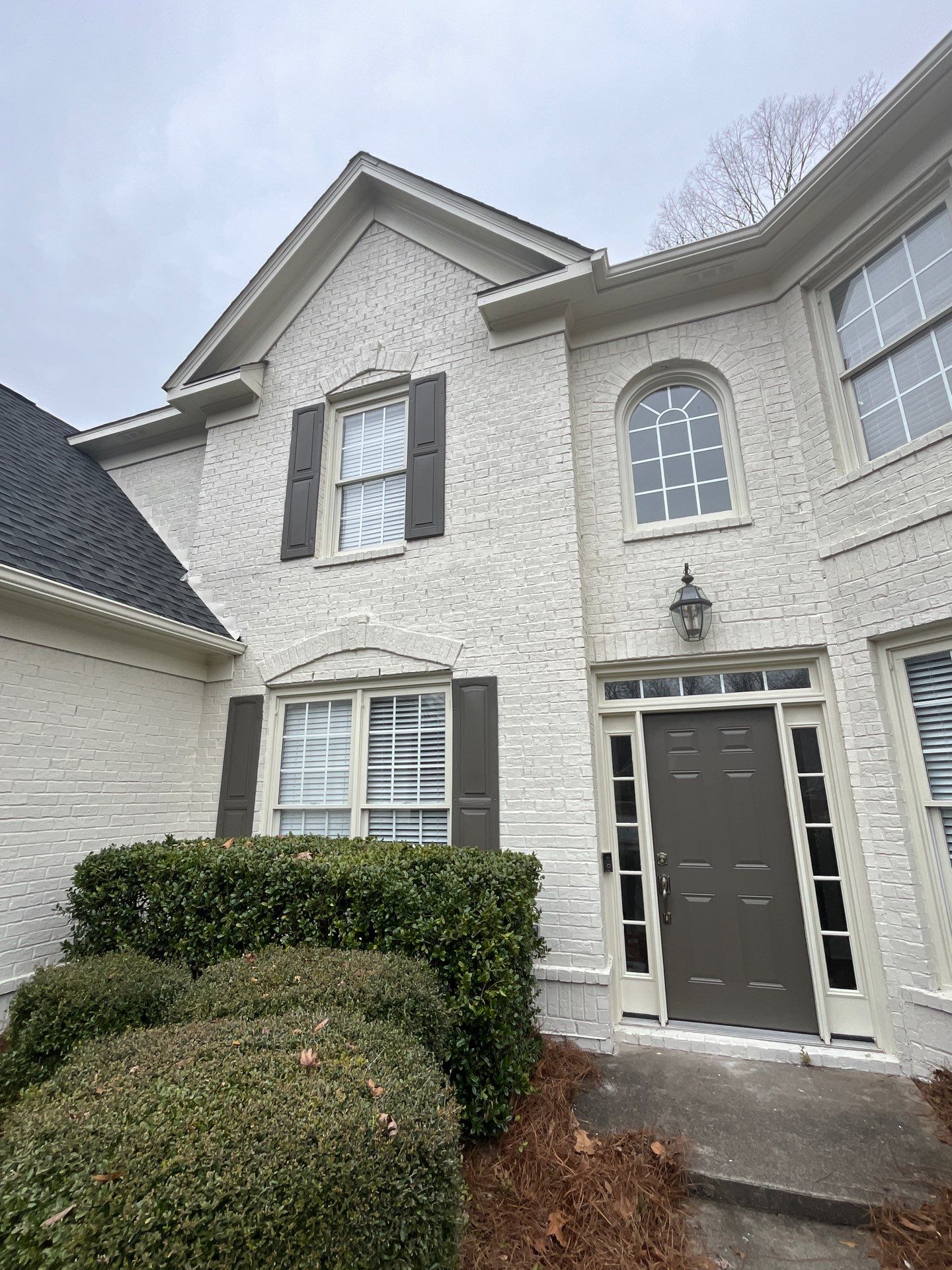 Exterior Painted Brick In Suwanee by Five Star Painting