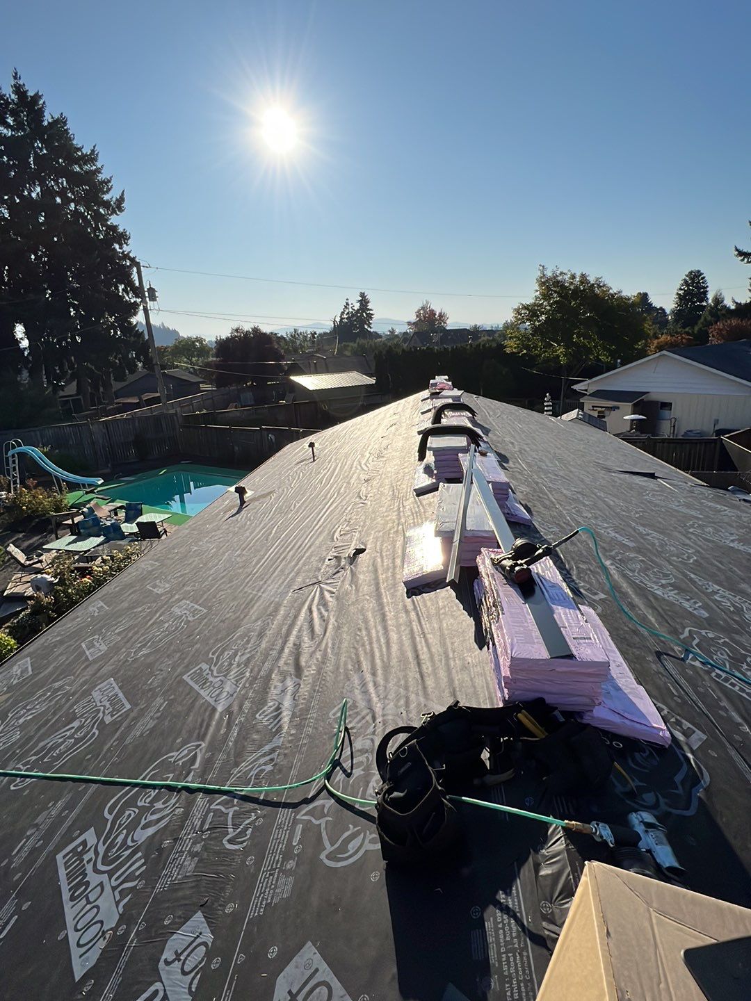 Residential Roofing Installation using Owens Corning Duration Shingles by BEST Roofing & Waterproofing