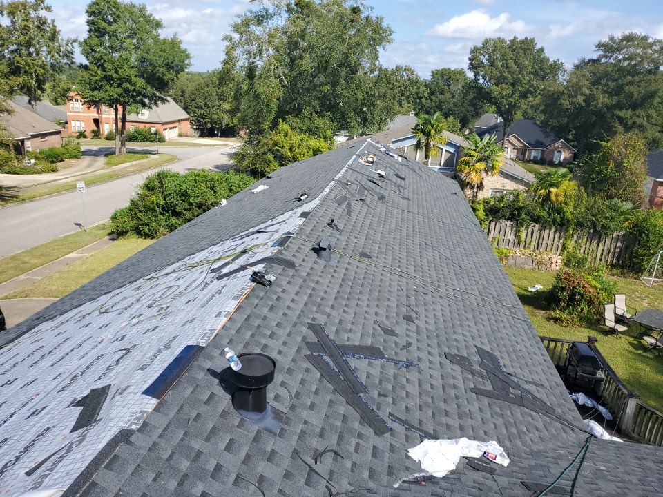 Residential Roofing Installation using Roof Replacement by American Roofing & Construction LLC