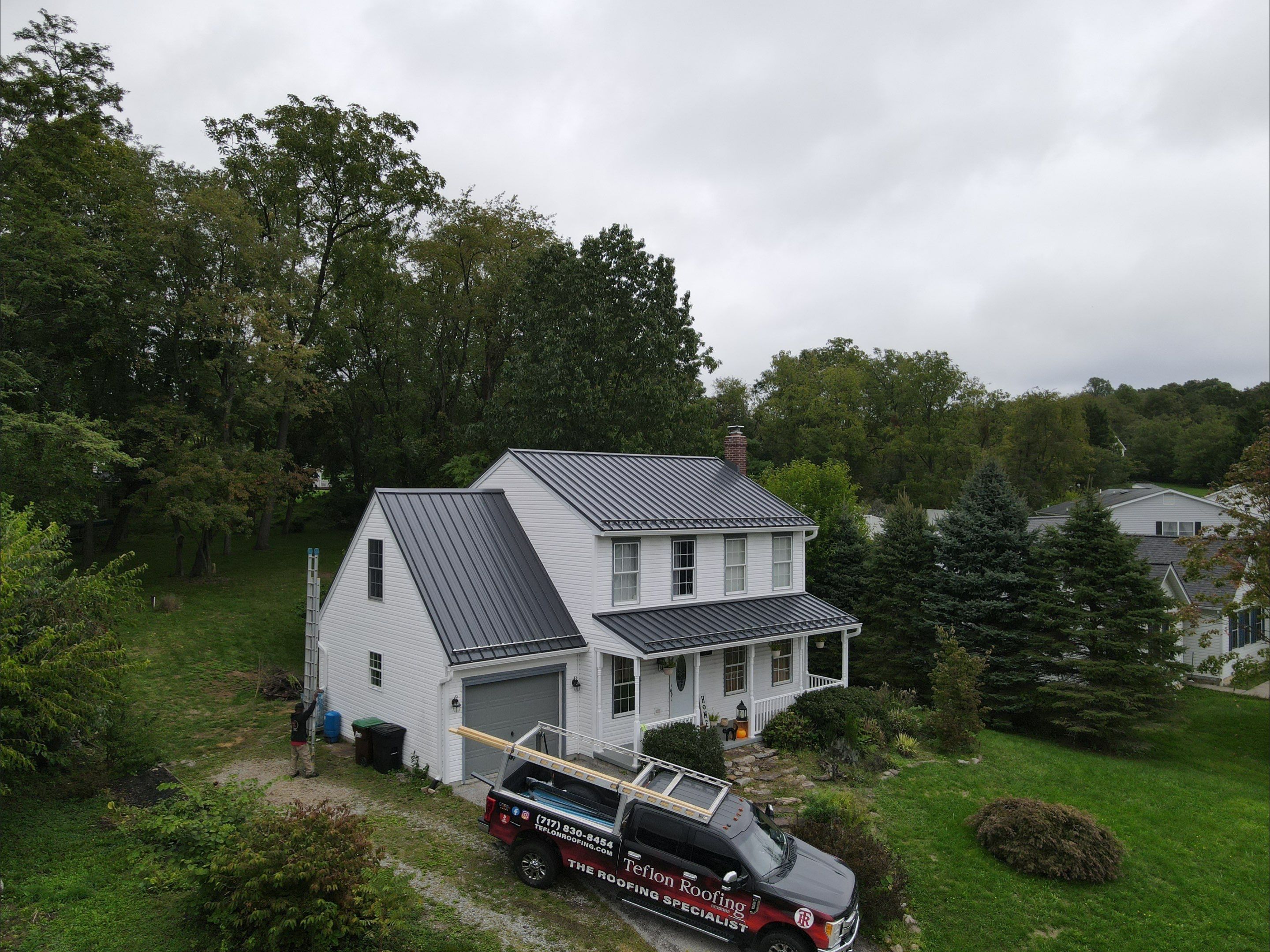 12" Mechanical Seam by Teflon Roofing