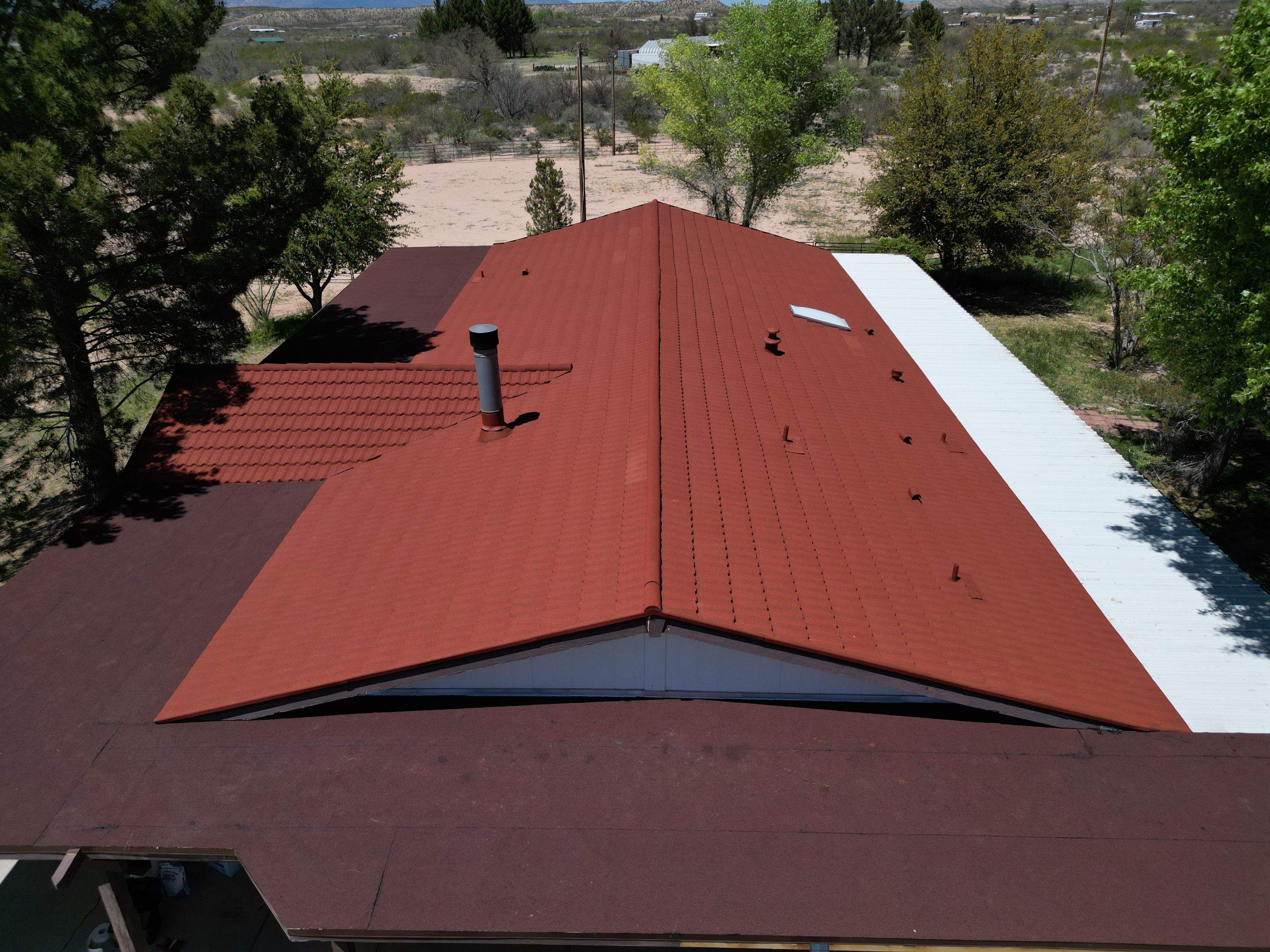 Terra Cotta Stone Coated Steel by Reimagine Roofing