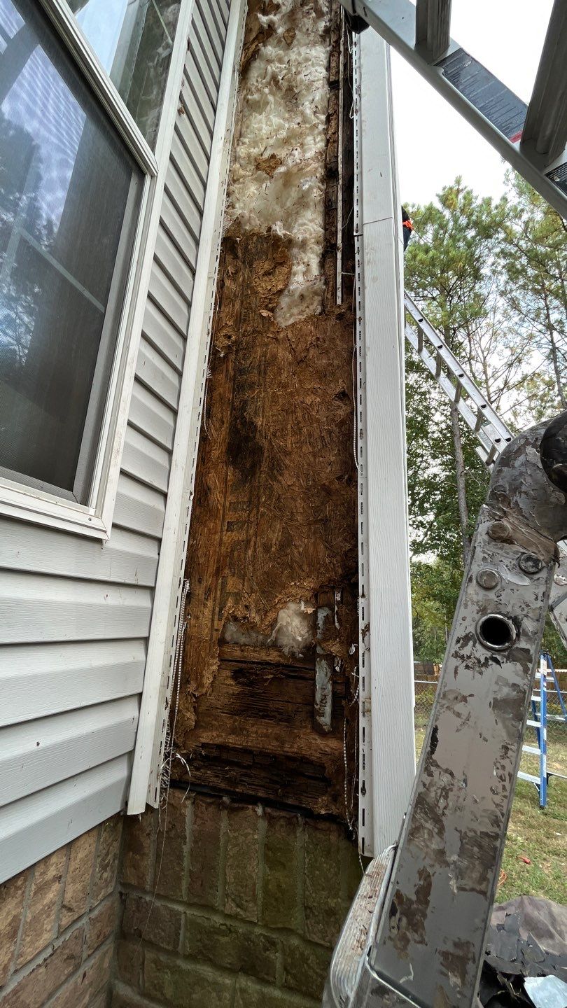 Roof Repair and Chimney Framing Repair by Midlands Roofing & Exteriors