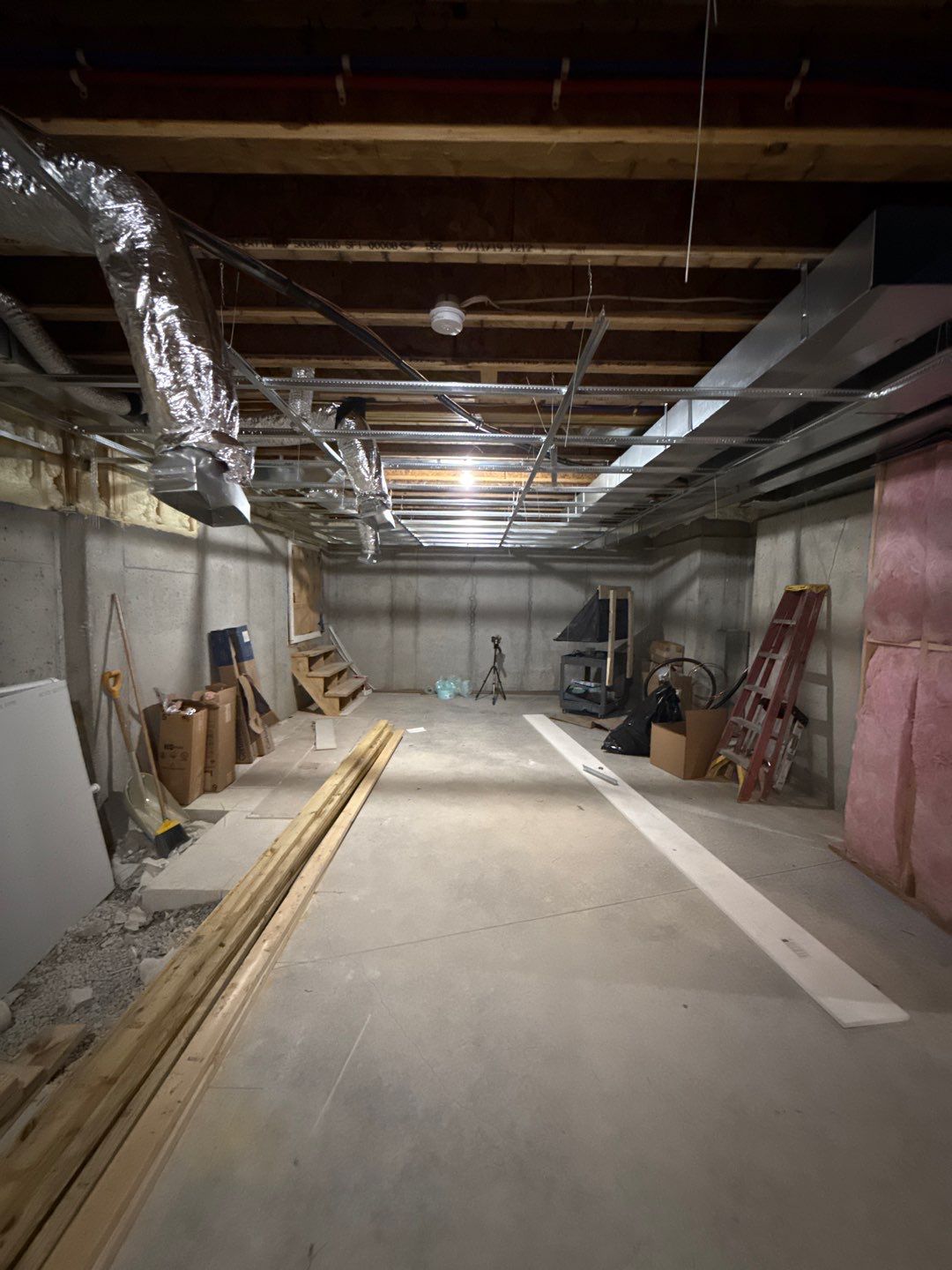 Basement Finishing Project with Home Gym and Sauna in Prospect by Authentic Carpentry