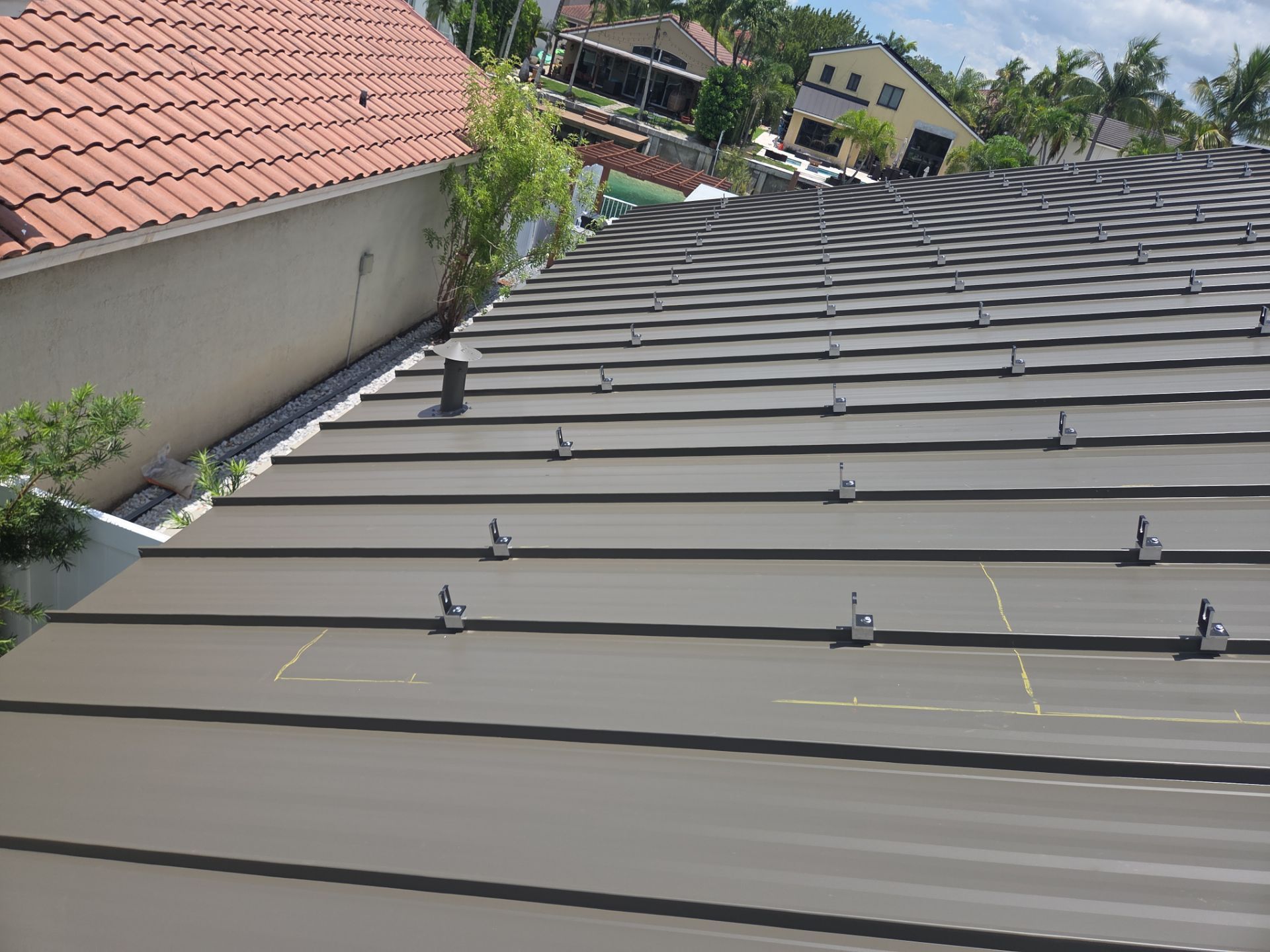 Residential Solar Energy System Installation on Standing Seam Metal Roof by Solar Dynamics, INC