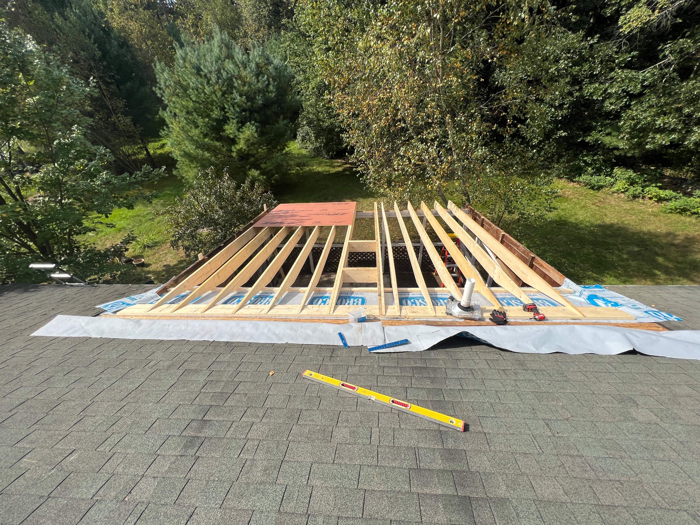 Screenroom Roof Rebuild by Chagnon Building & Remodeling LLC