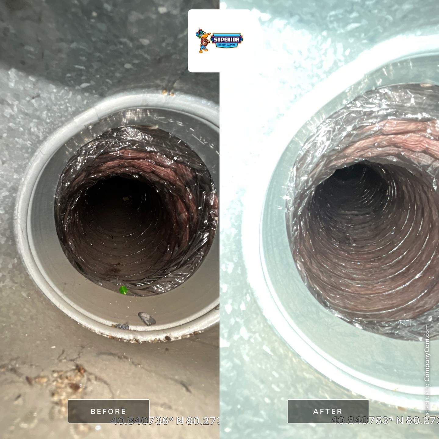 Air Duct Cleaning With a Vacuum Truck in Ellwood City, PA by Superior Air Duct Cleaning