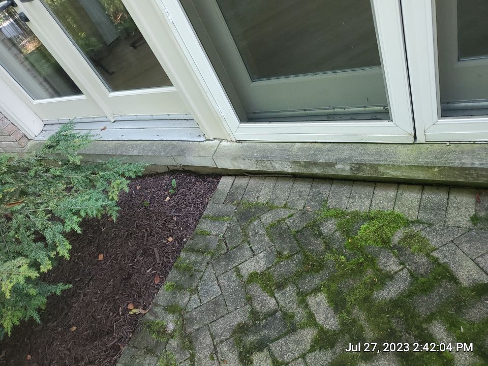 Brick paver clean, sand and seal.  using Polysweep polymeric sand by Northern Power Washing LLC.