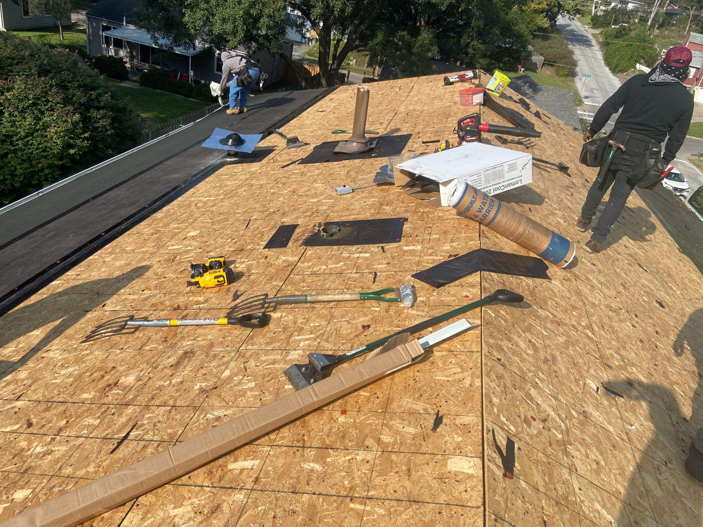 Asphalt Shingle Roof Replacement and Decking Repair in Council Bluffs by Star Home