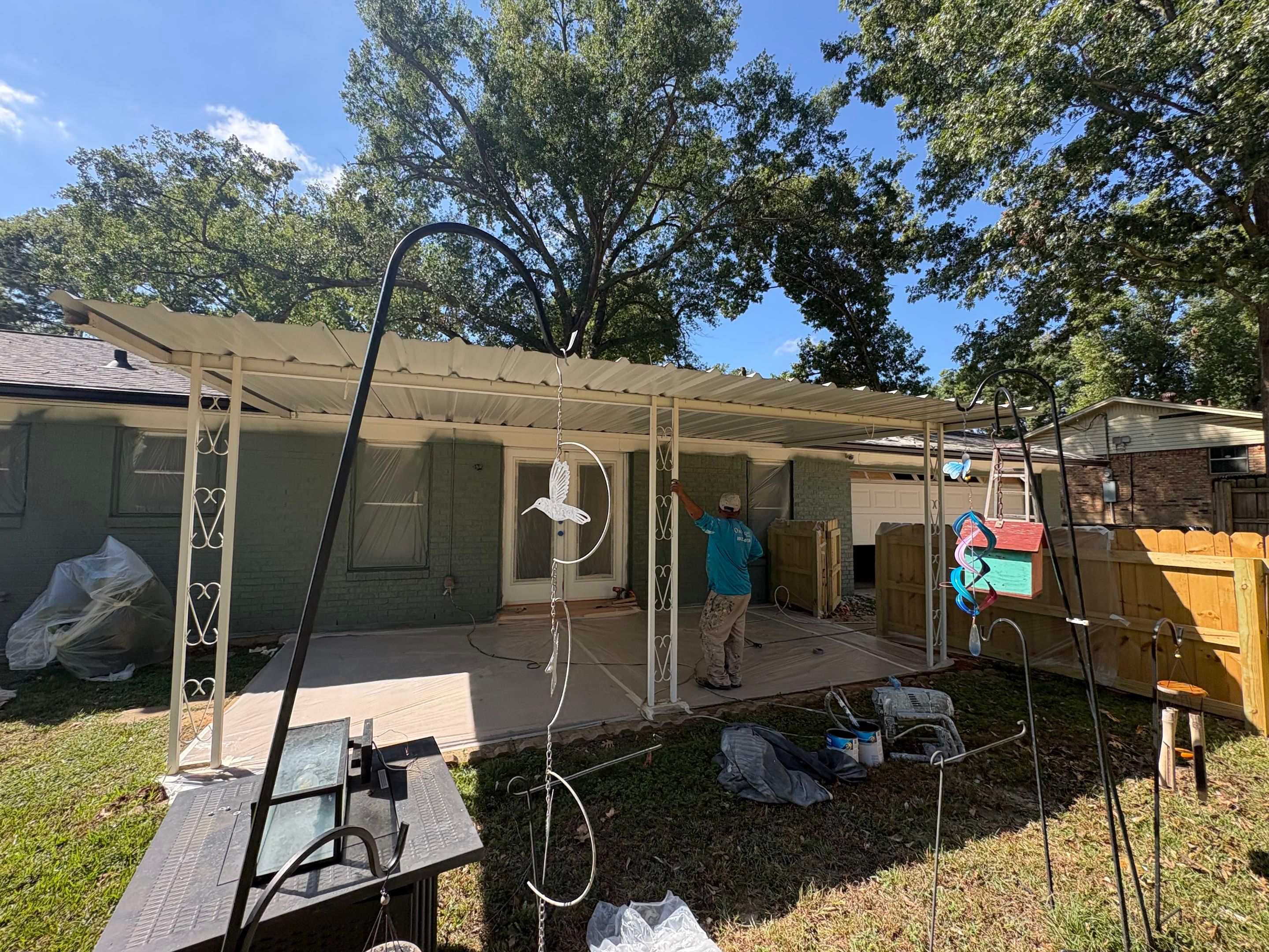 From Basic Brick to Bold Sage Green in Tyler, TX! Quality Coats Painting by Quality Coats Painting