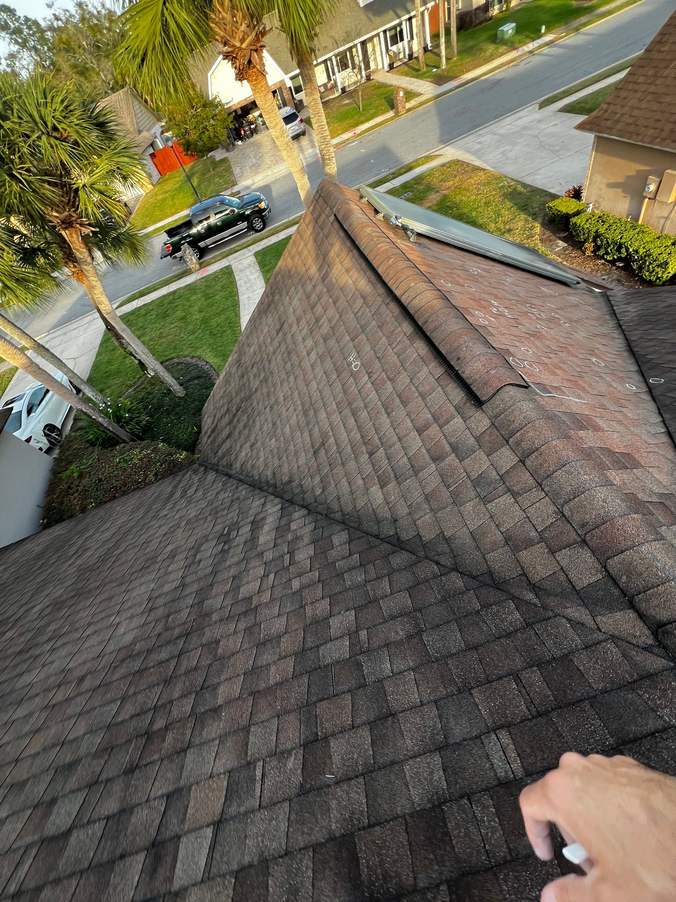 Asphalt Architectural Shingle Roof Replacement and Solar Integration in Longwood by Fortified Roofing Solutions Corp.