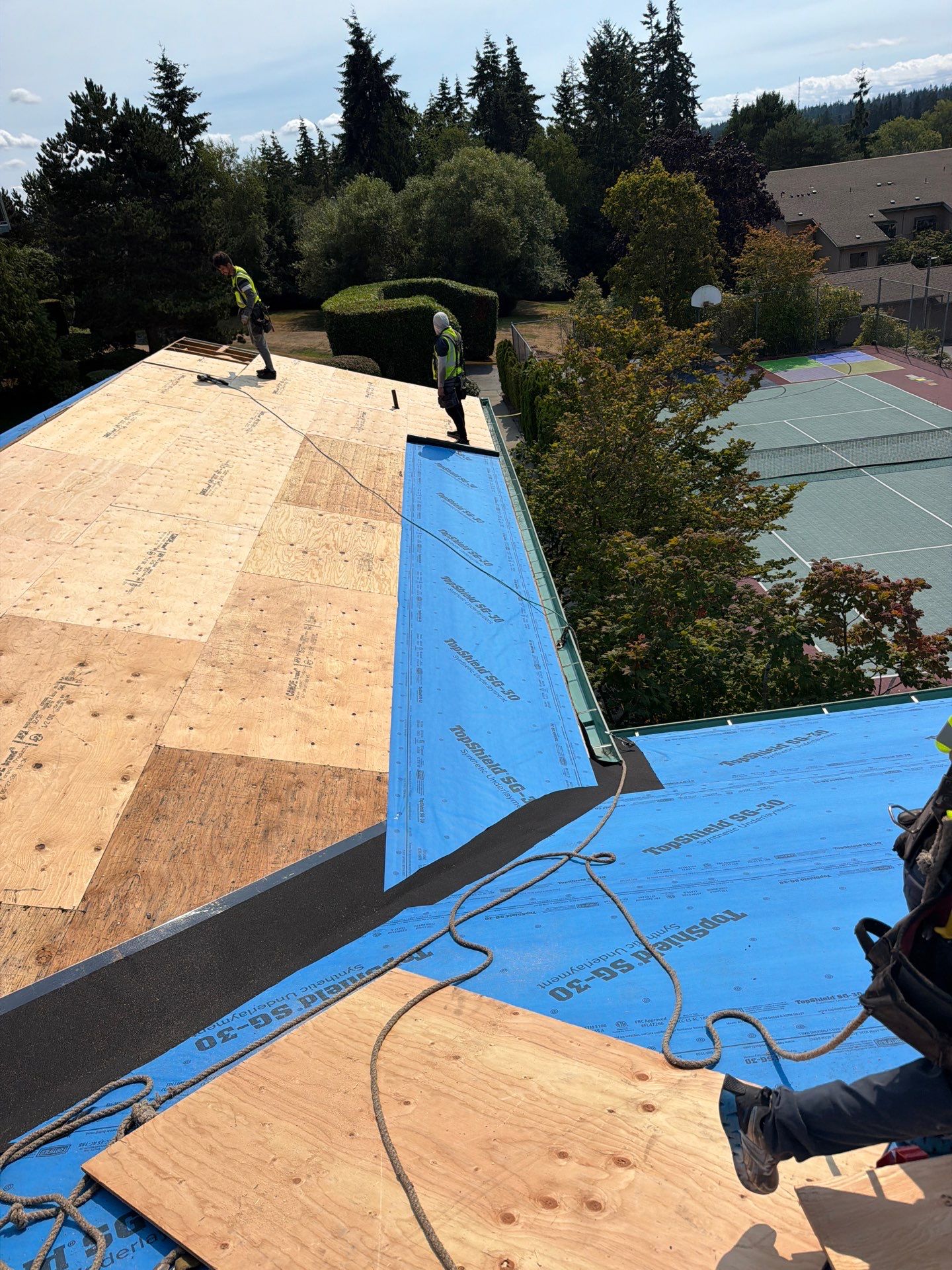 Residential Roofing Installation using GAF HDZ Shingles by Roofing Formula LLC