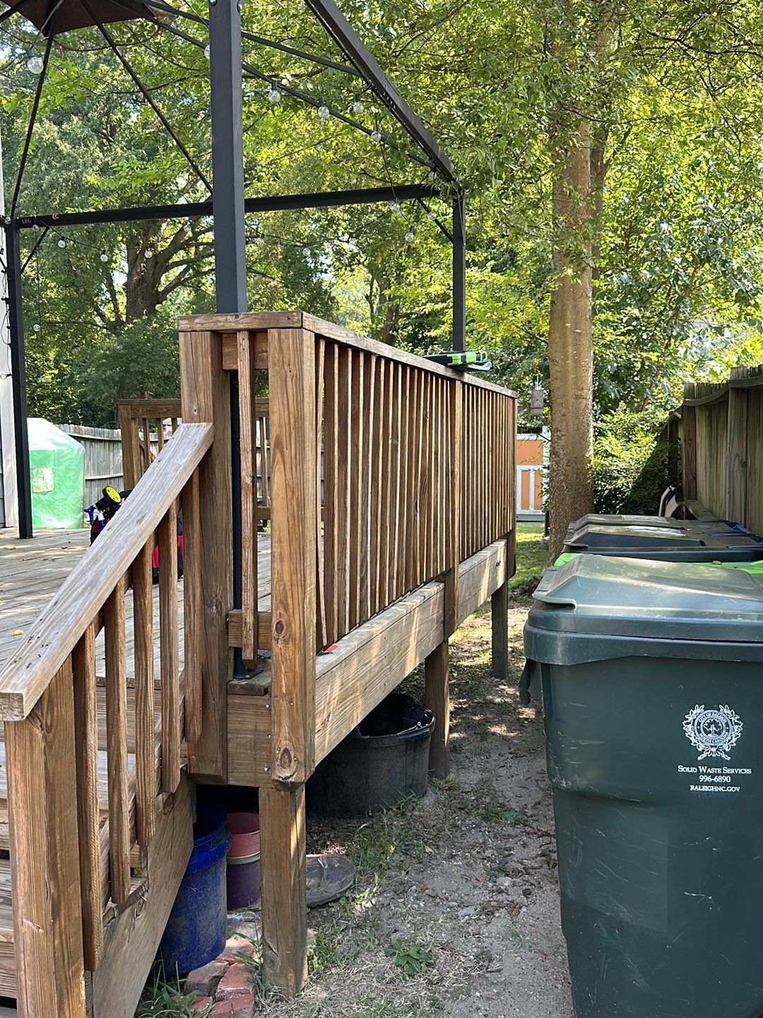 Weathered Deck using Wood Sealant by DuraSeal