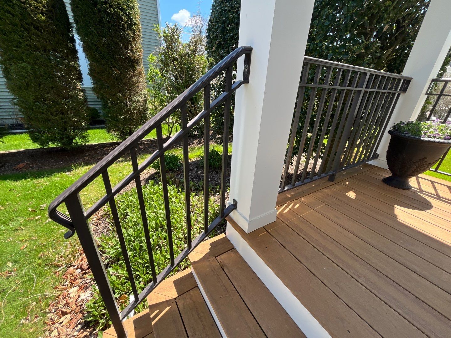 Shiplap Wall, Stairs Treads & Railings by FreshCoat Works LLC