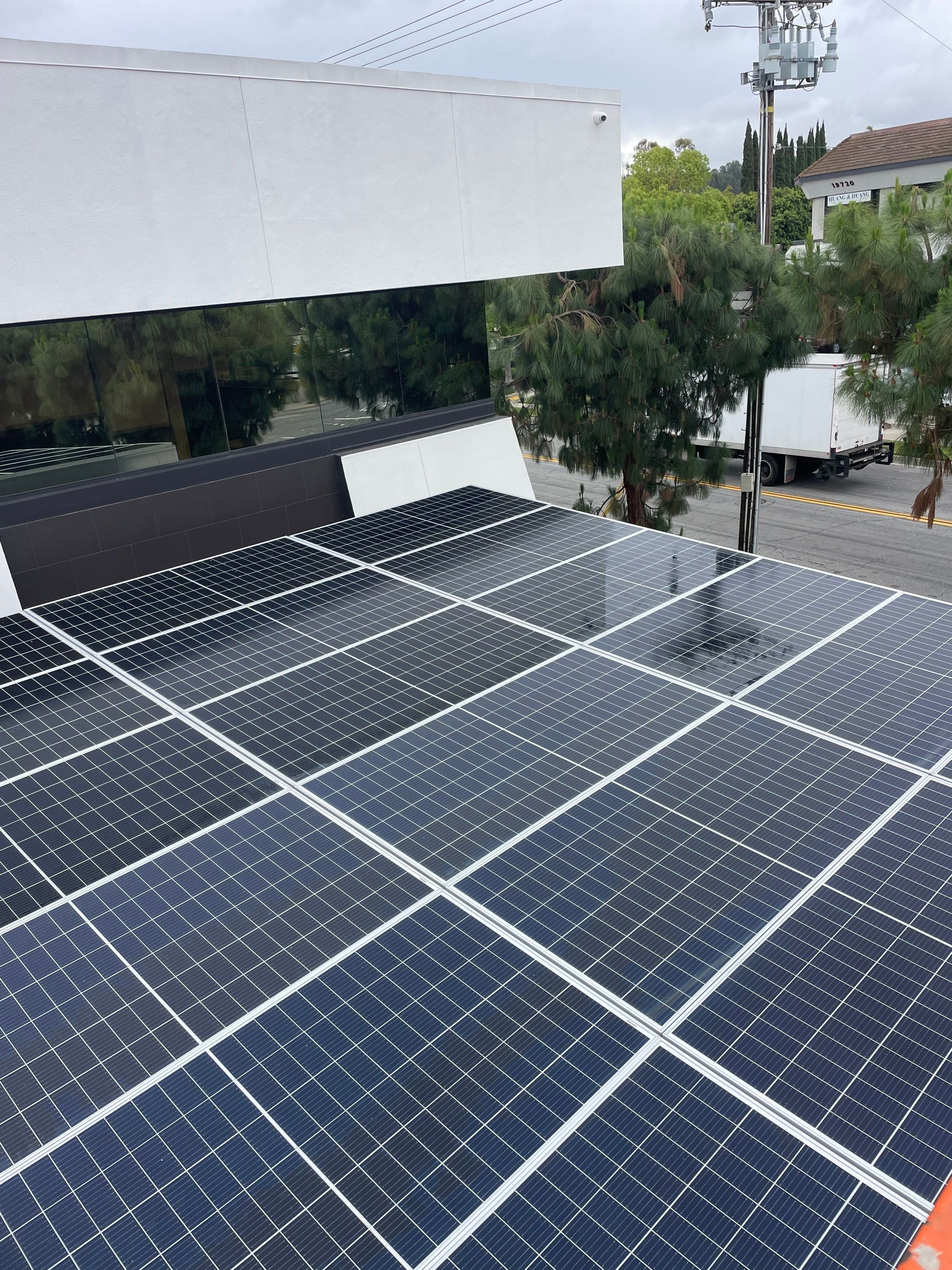 Commercial Solar Panel Cleaning by Palm Coast Solar Cleaning