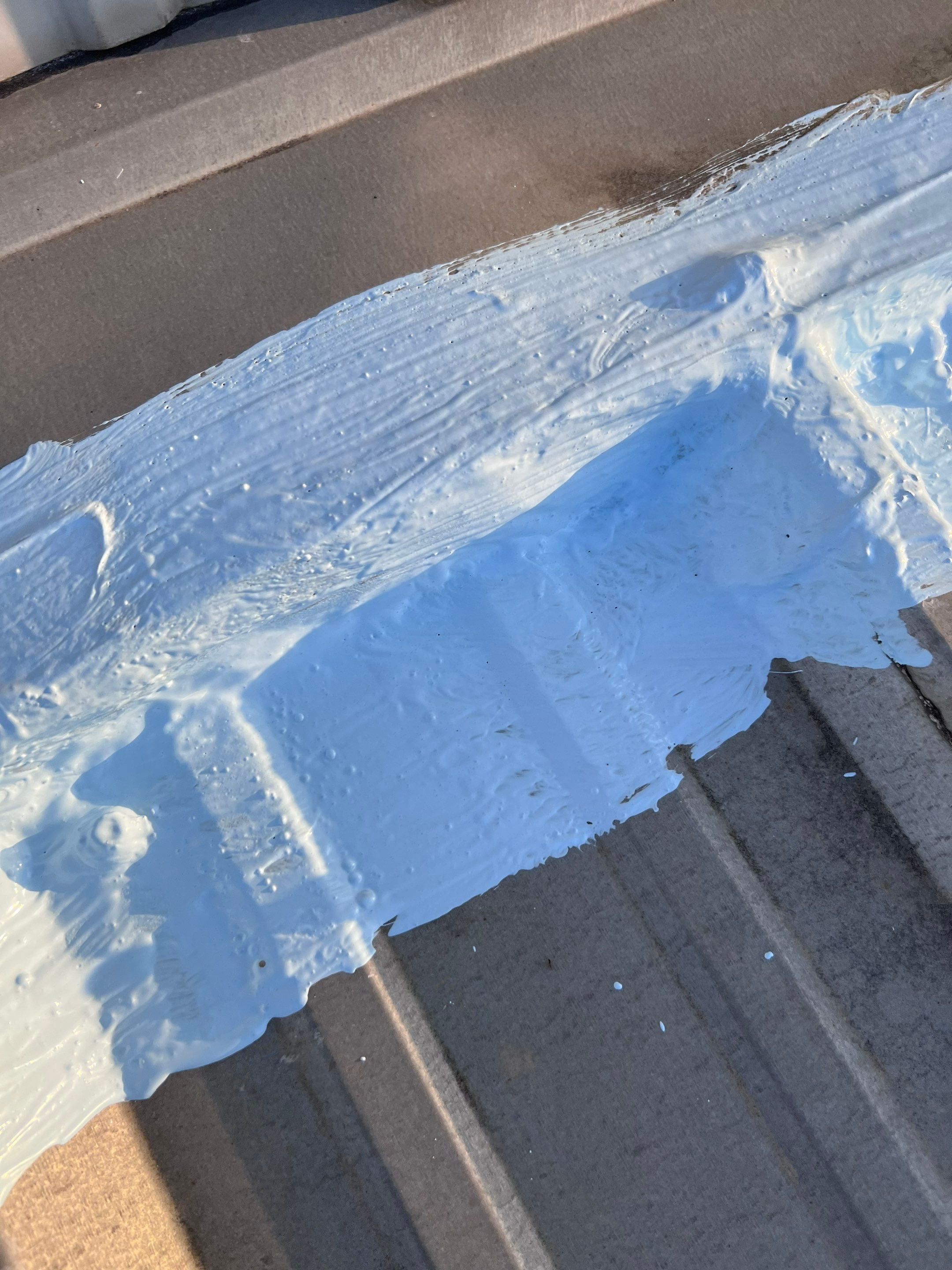 Hail Damage using Metal by Roof Repair Company