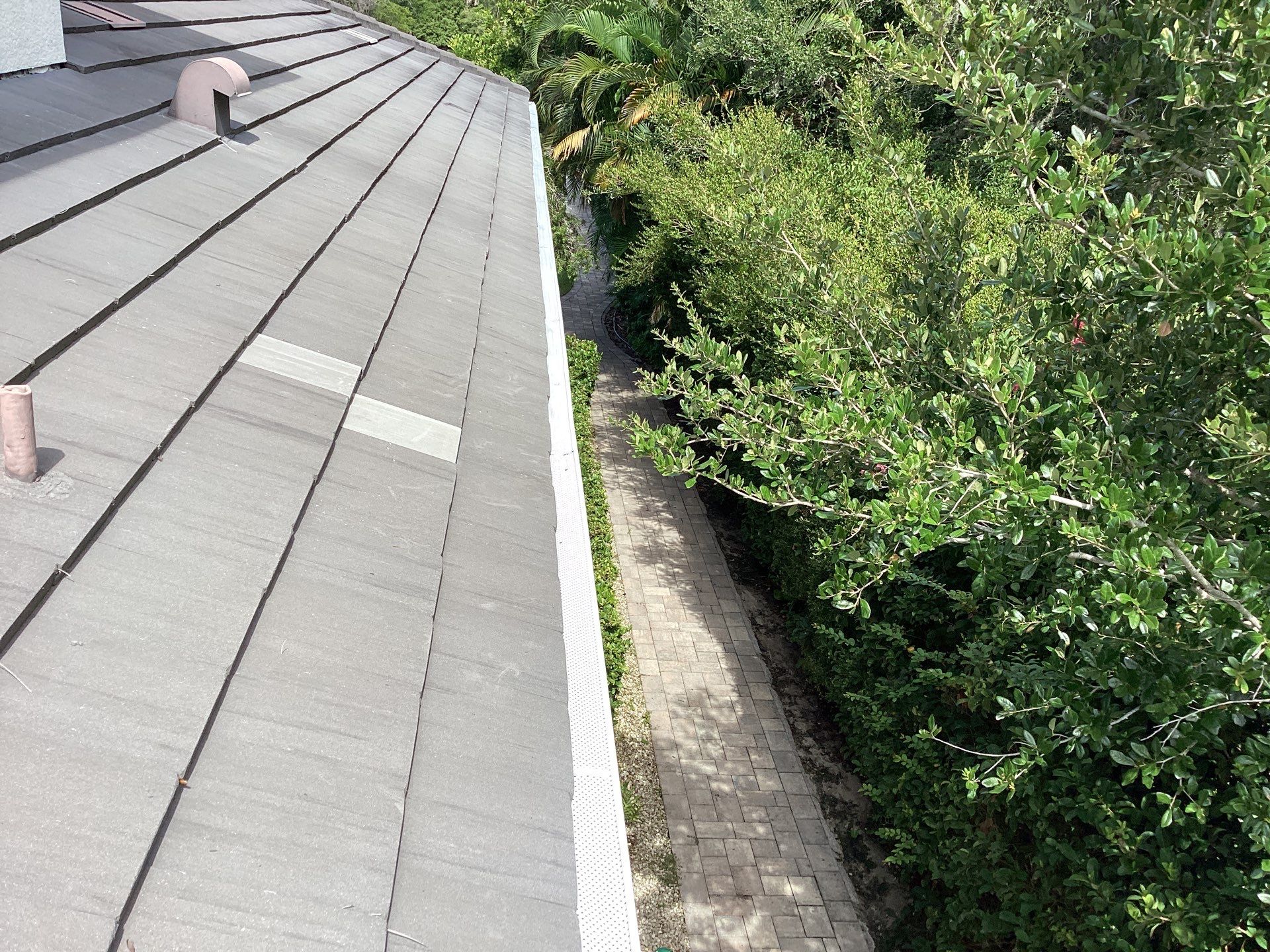Gutter guard installation for a Sarasota home by Gutter Professors
