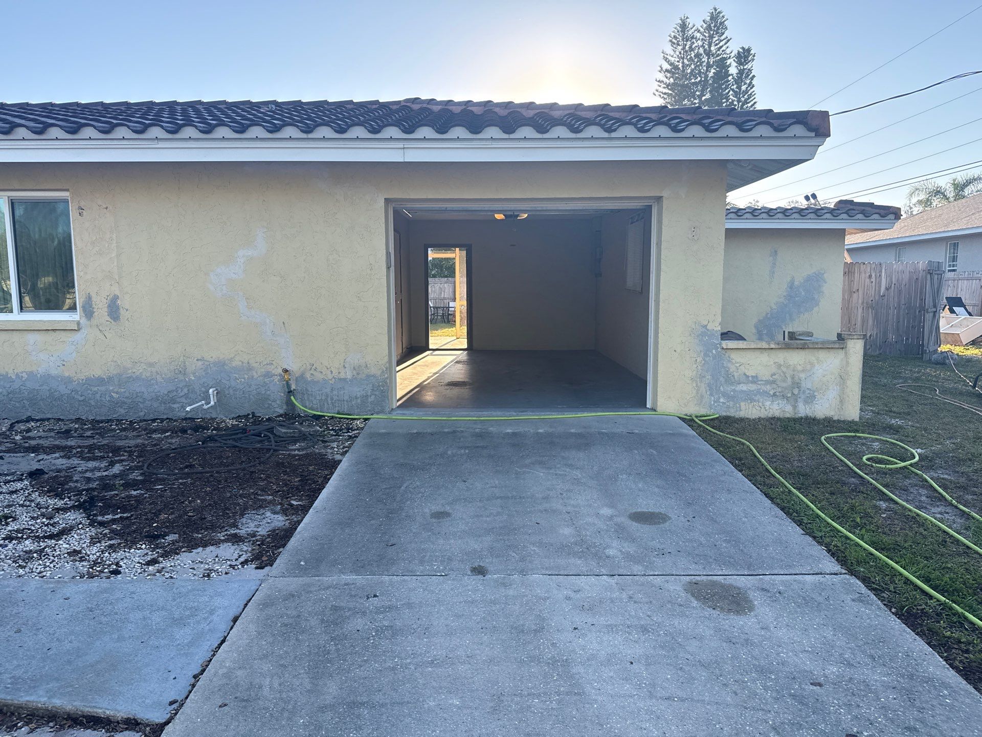 Full Exterior Cleaning Before Painting – Sarasota, FL (Near Sarasota Airport) by Sunshine AquaWash