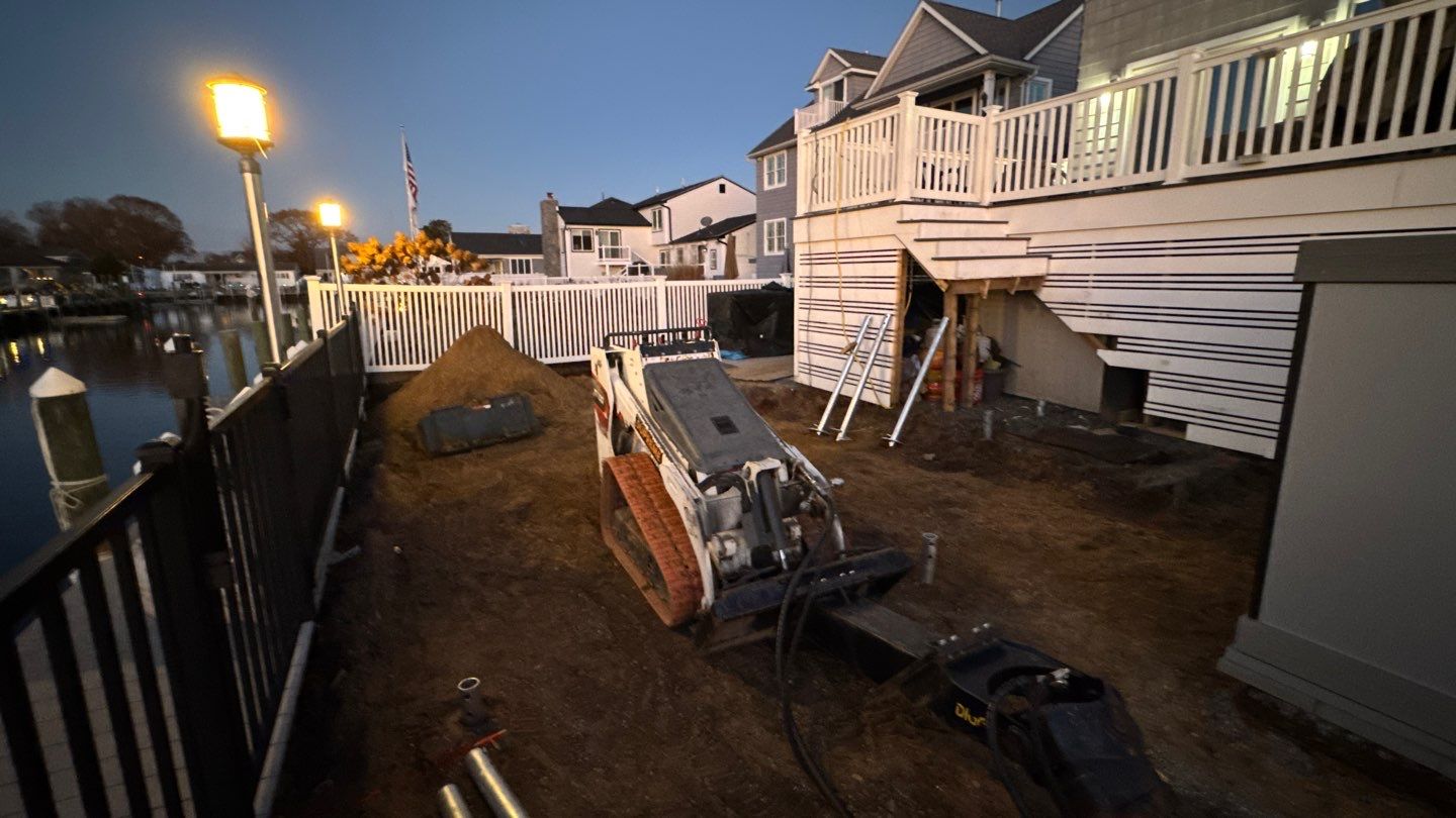 New Deck using Deckorators Venture - Color Saltwater by deck guardian