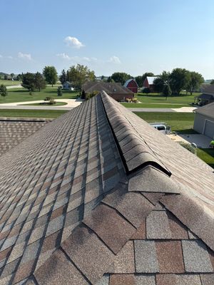 Residential Roofing Installation using GAF HDZ Golden Harvest