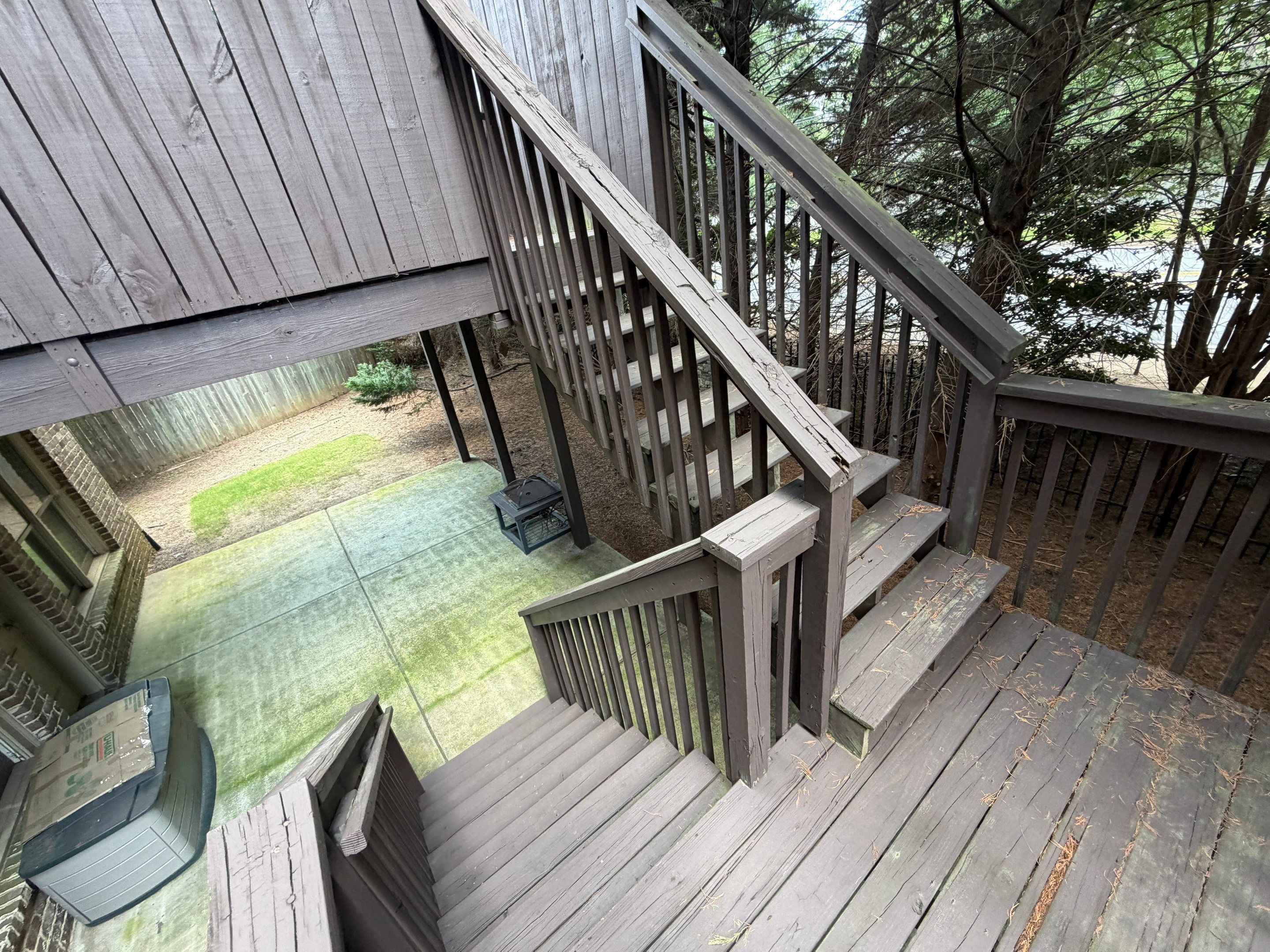 Decatur, GA Deck Resurface and Privacy Wall Build Using Pressure Treated Pine by Nelson Exteriors 