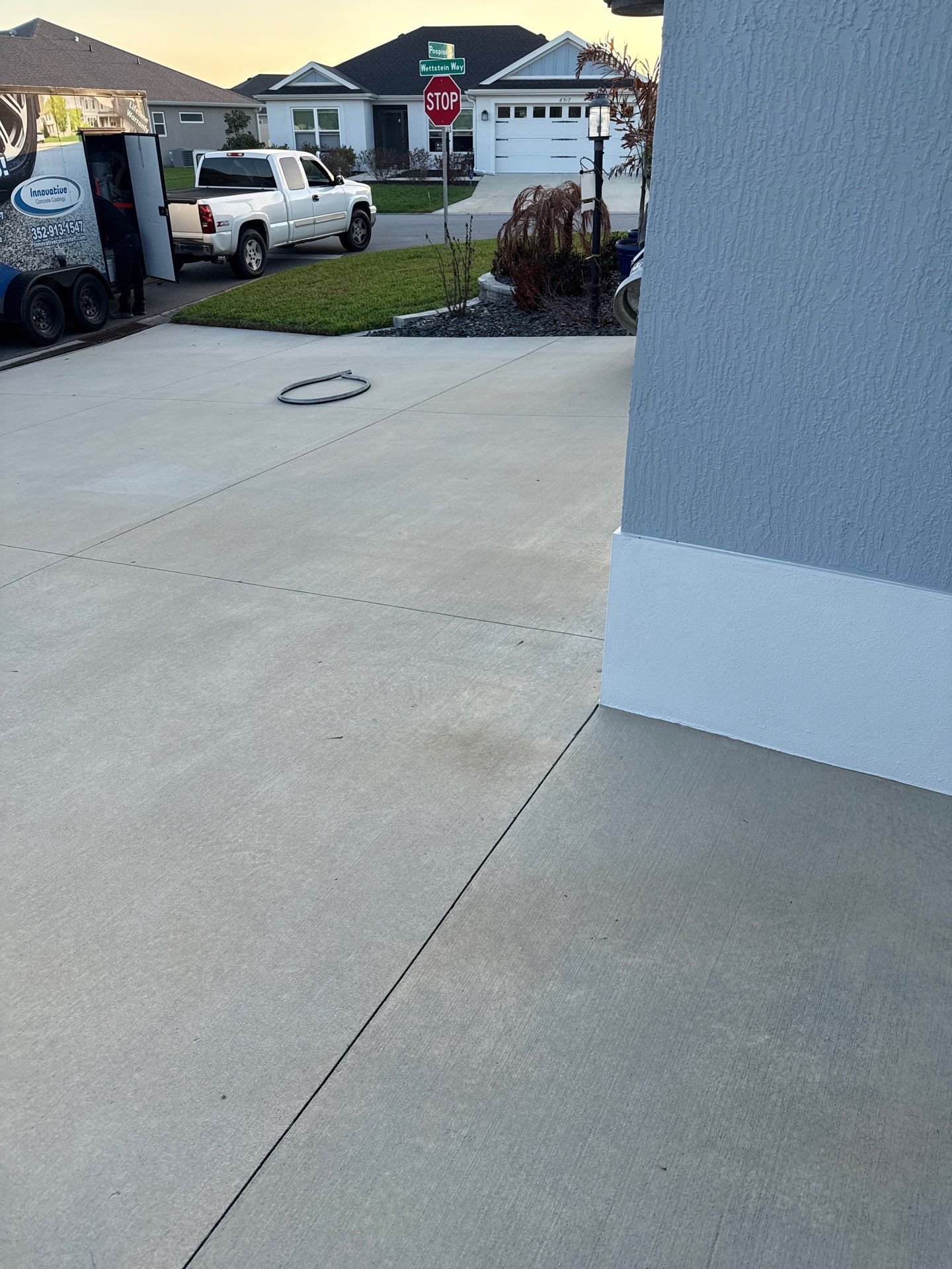 Driveway in Tidal Wave by Innovative Concrete Coatings 