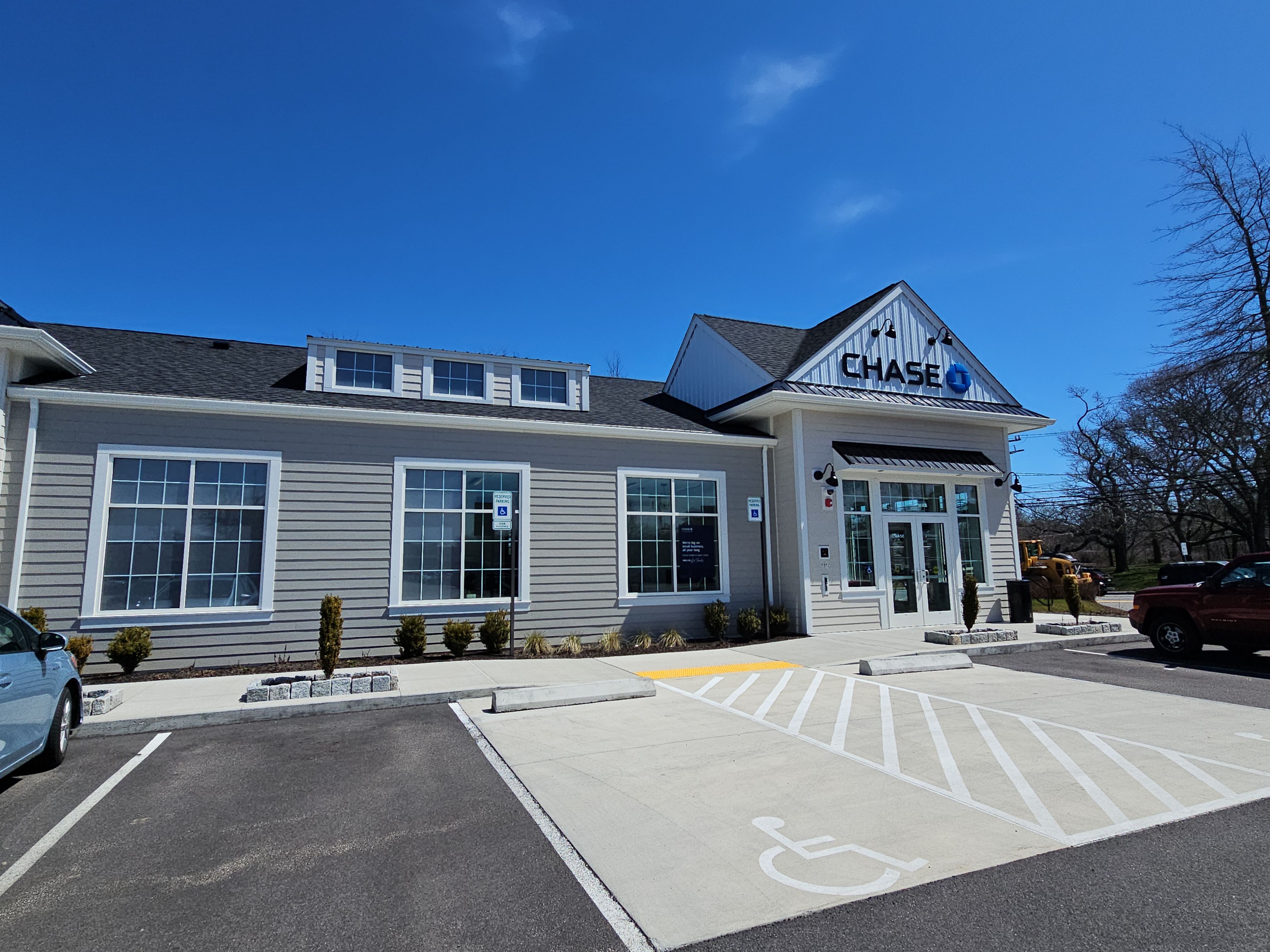 Gutter Installation using 6" K-Style Aluminum Gutter on Chase Bank in Orleans, MA by Gutter Pro Enterprises