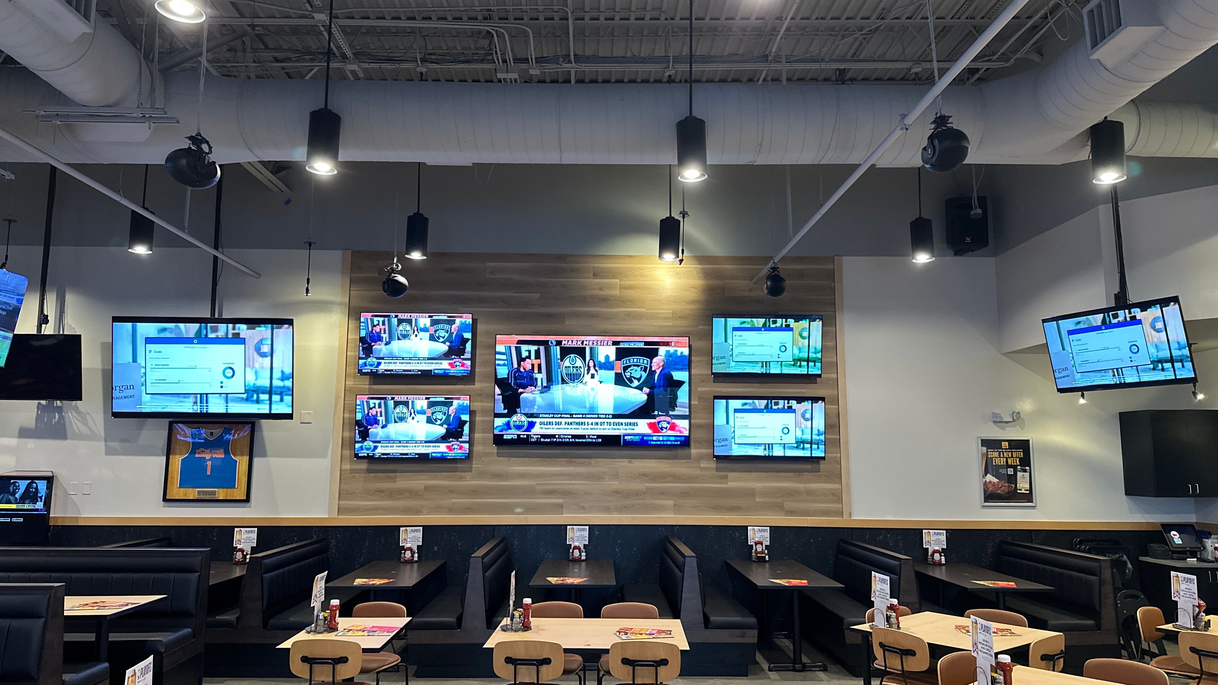 Sports bar AV Remodel by AVSi