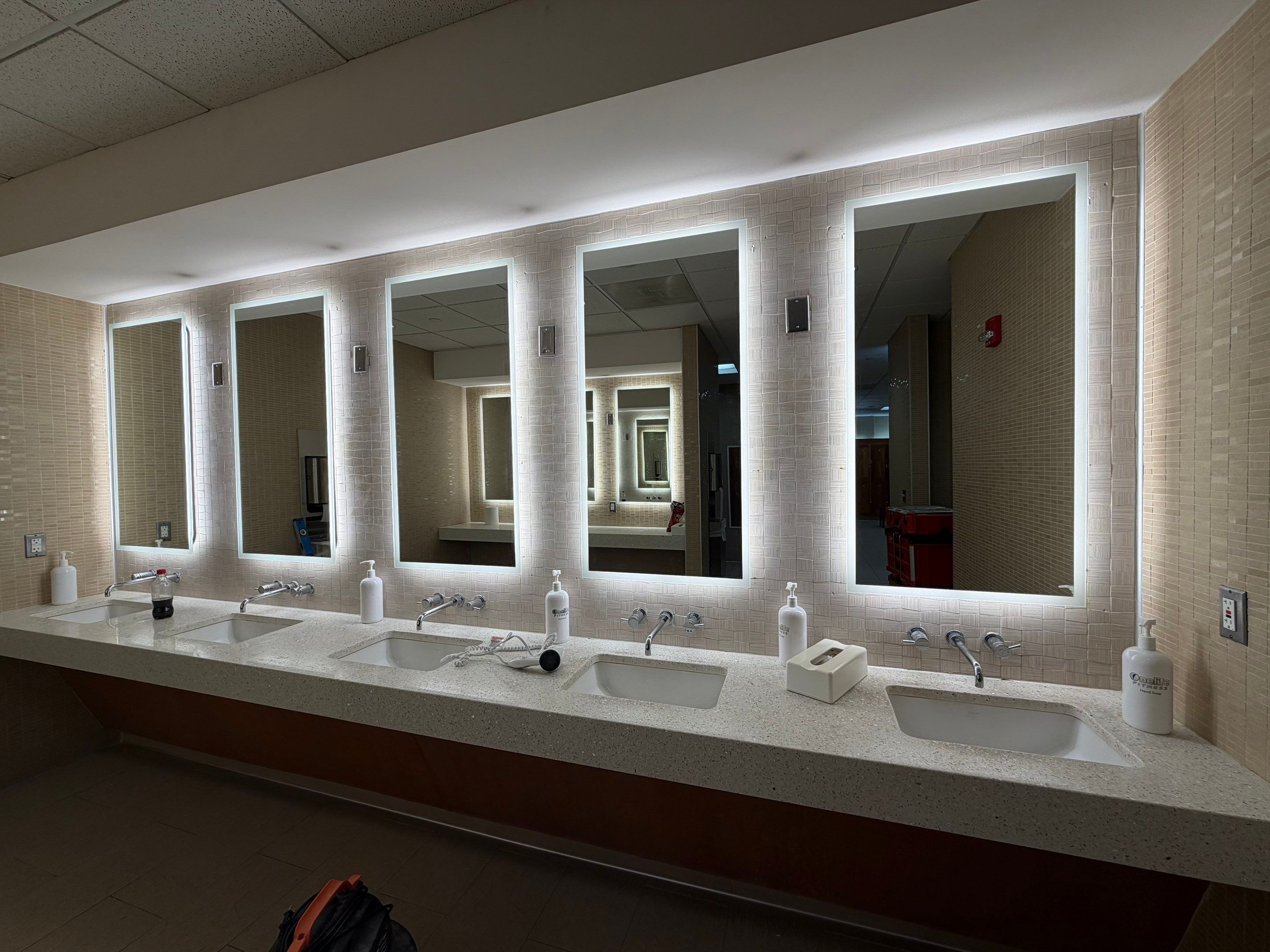 Brambleton OLF - Locker room renovation by Nova HomeWorks