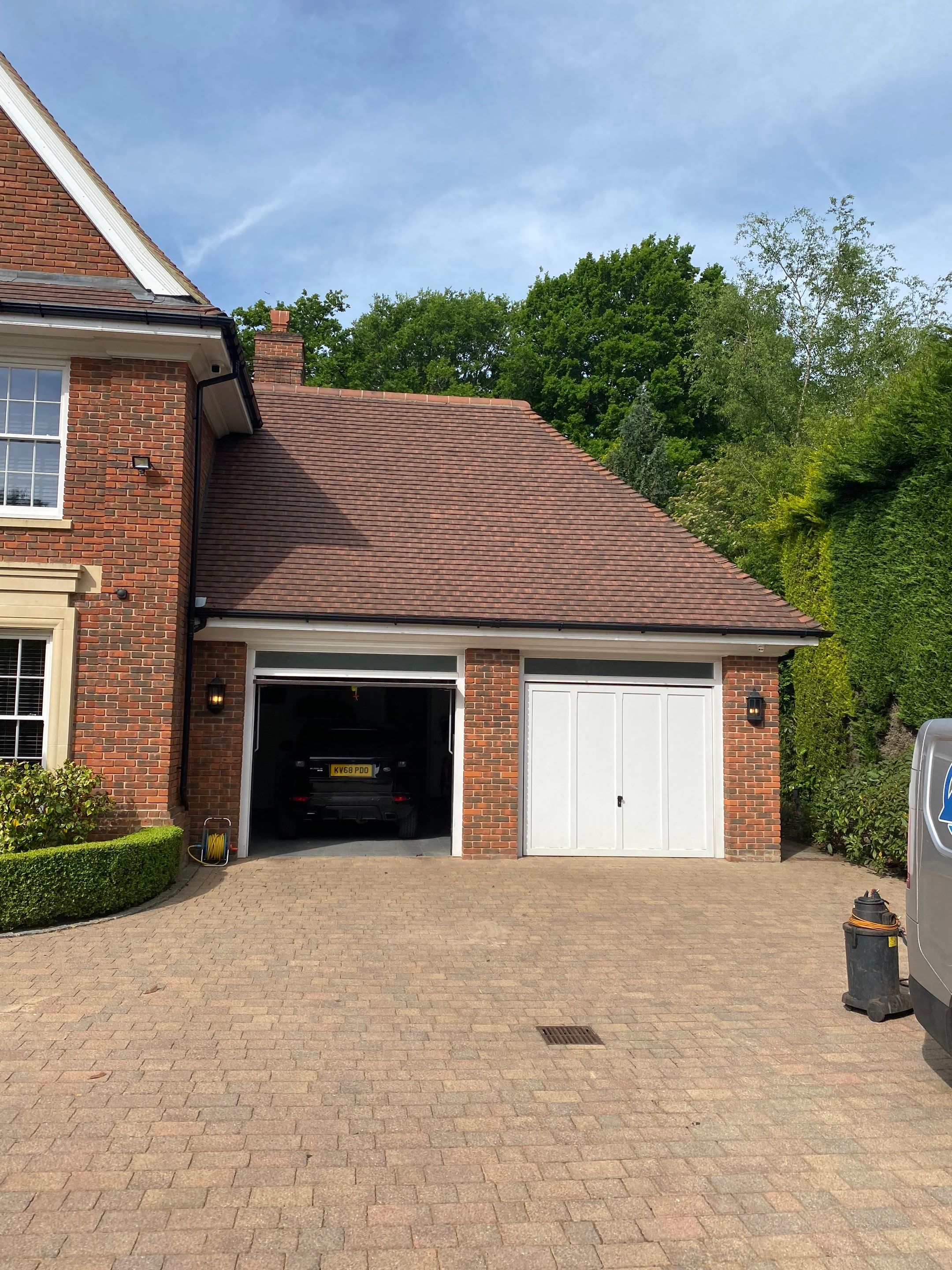Roof Clean using Honda 15lpm Low Pressure Washing Machine by Ges Exterior Cleaning ltd
