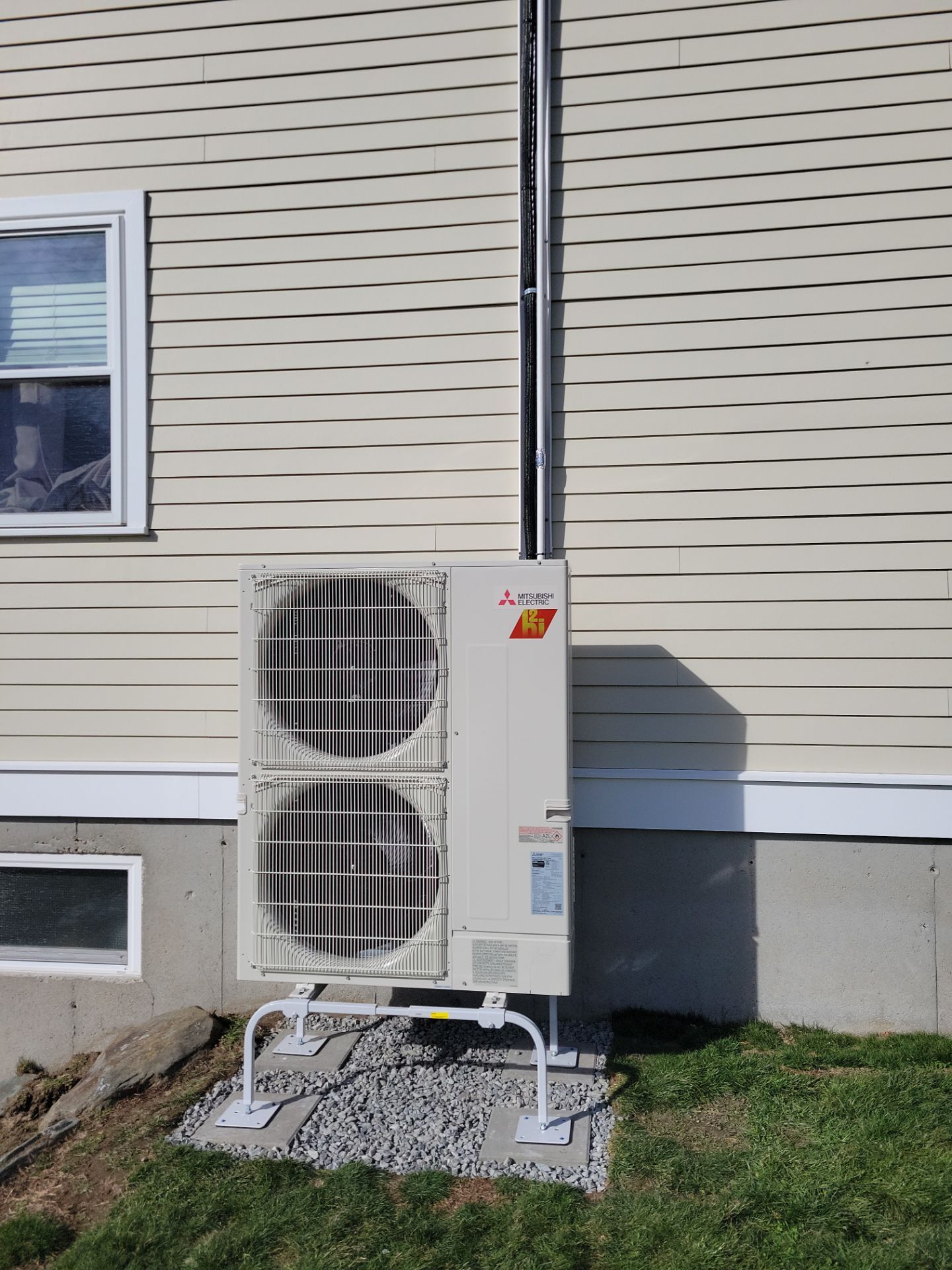 Ducted Mitsubishi Hyperheat System  by Ocean State Air Solutions